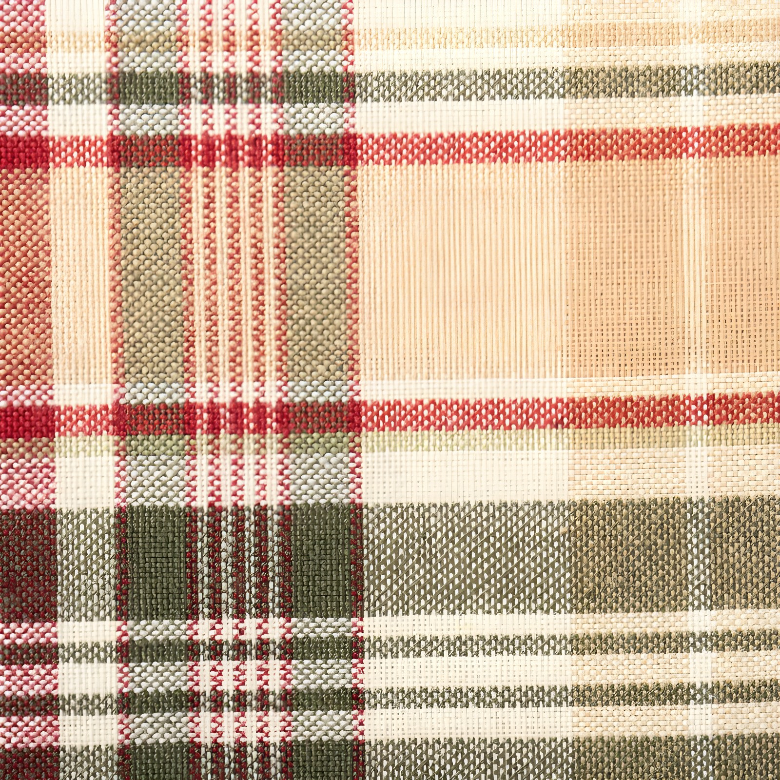 Valadez Plaid 100% Cotton Round Tablecloth