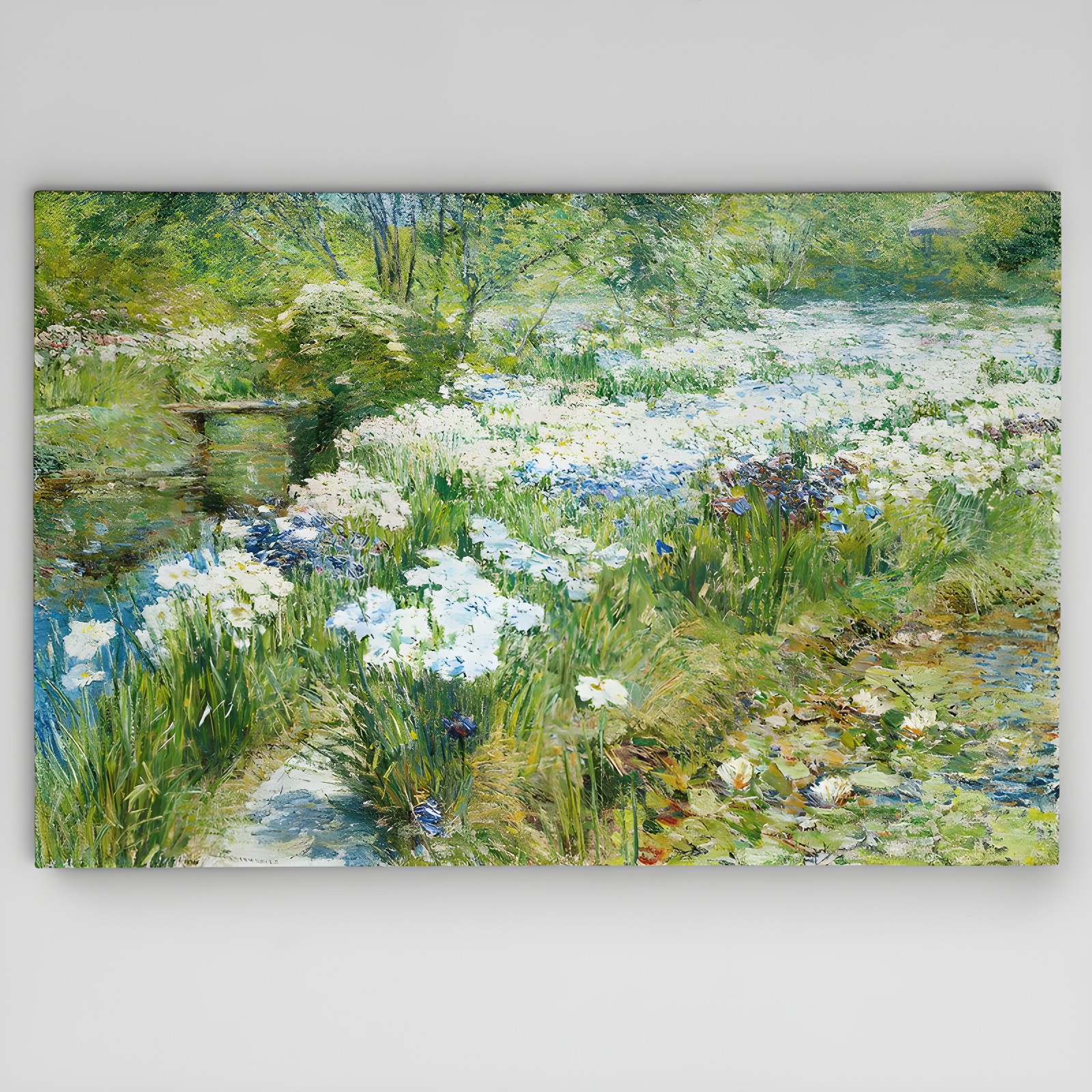 The Twillery Co.® The Water Garden by Claude Monet - Print on Canvas
