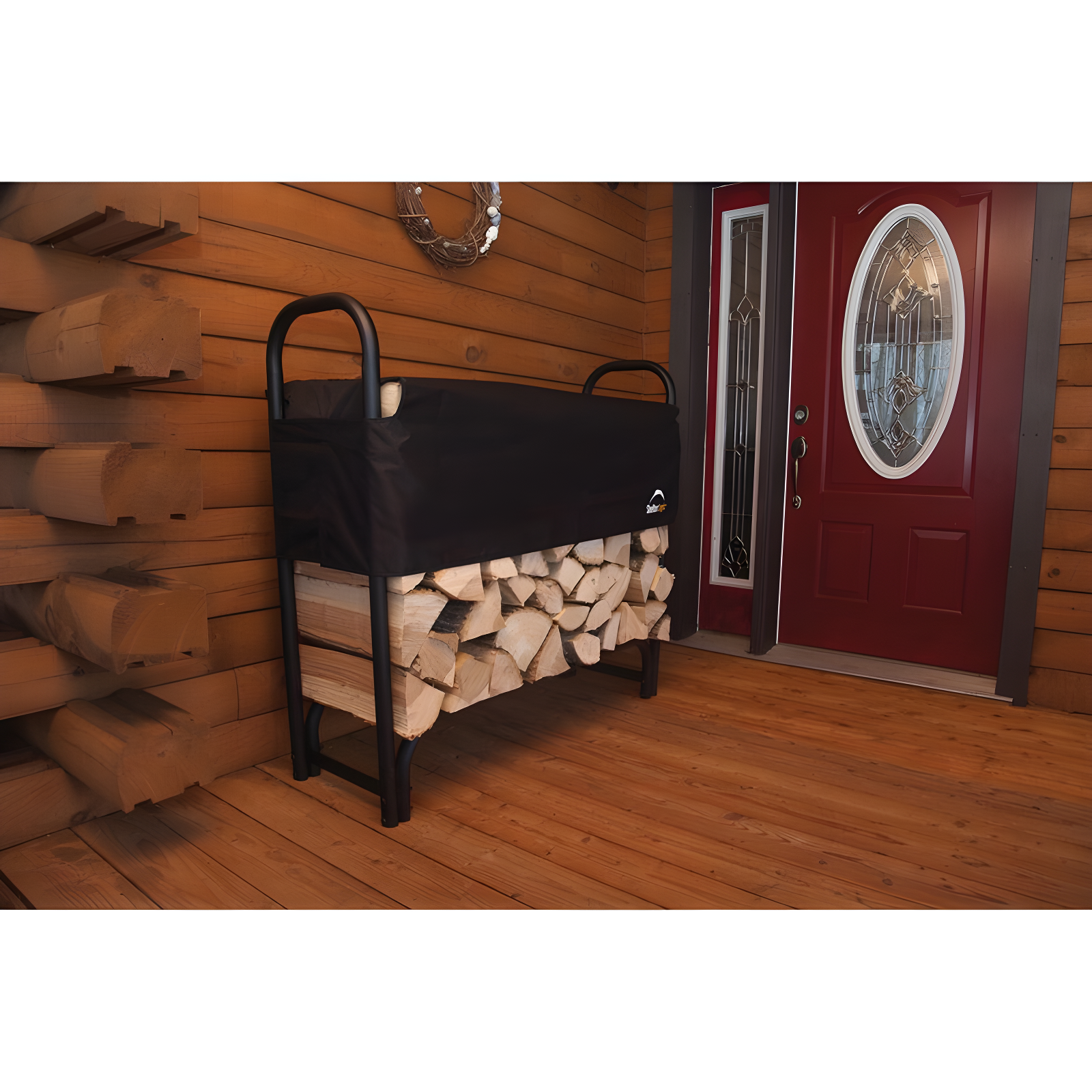 ShelterLogic 15.5'' W Metal Log Rack