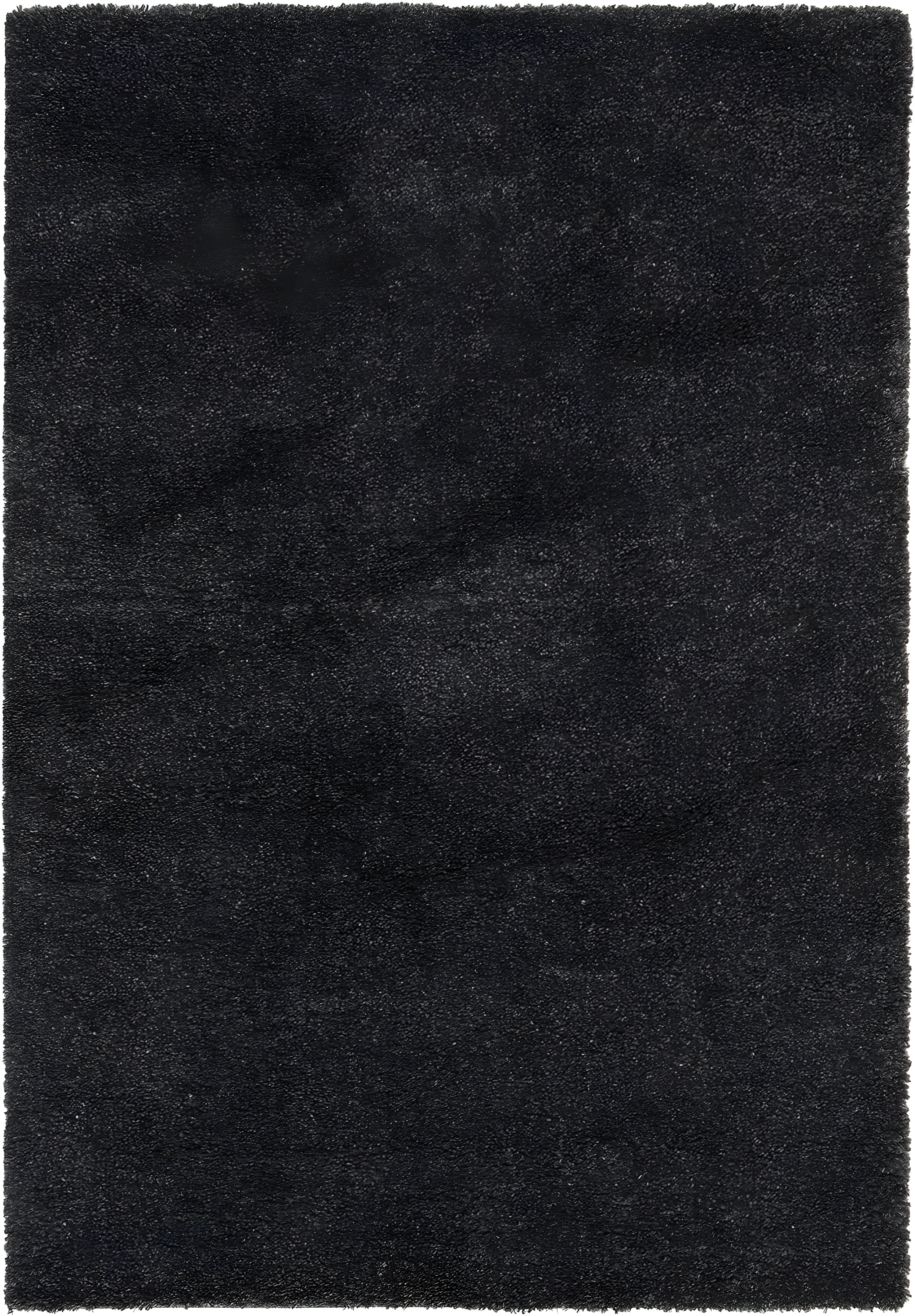 SAFAVIEH August Carlene Solid Plush Shag Area Rug, Charcoal, 10' x 14'