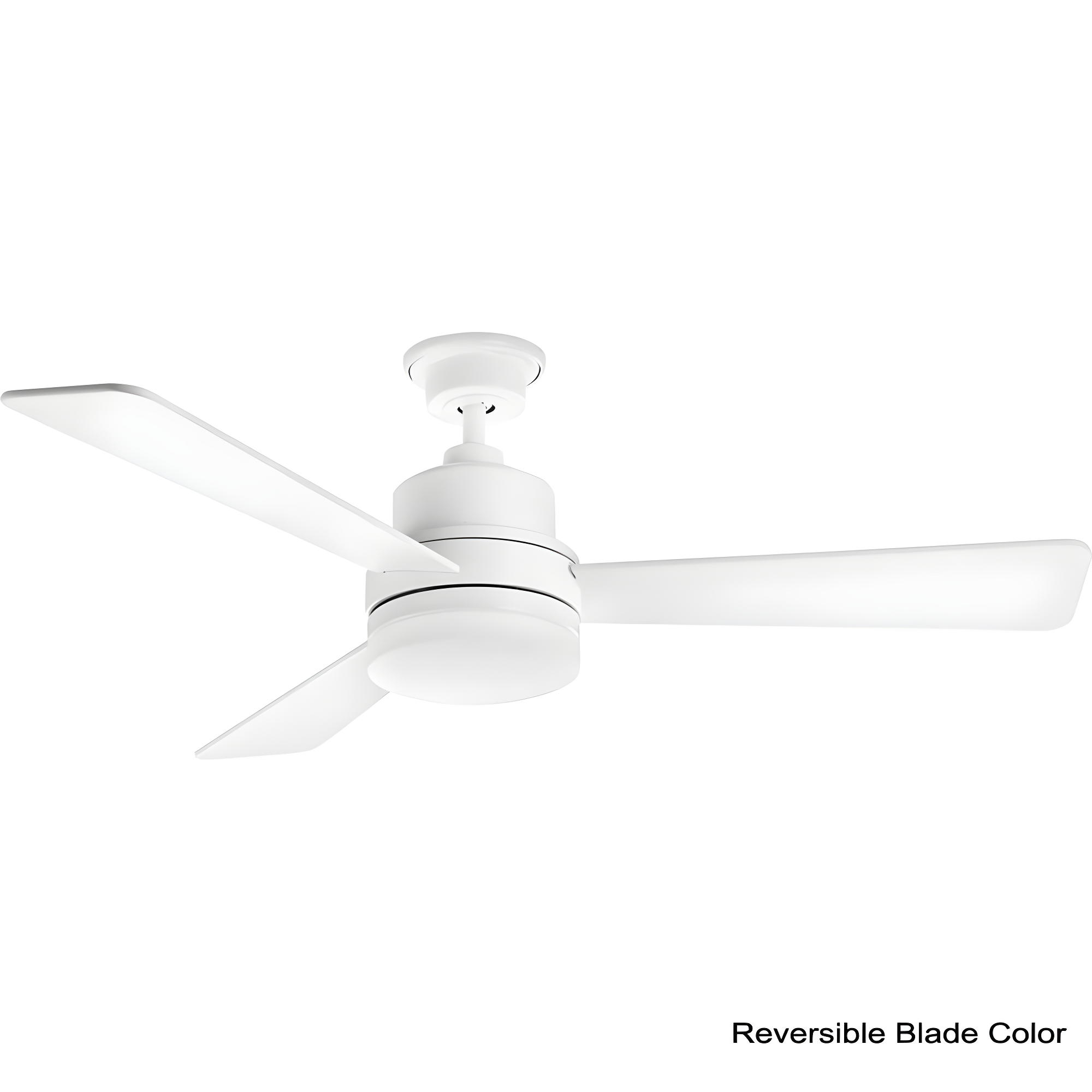P2556-3030K-Progress Lighting-Trevina II - Wide - Ceiling Fan - 1 Light - Wall Control in Modern style - 52 Inches wide by 15.75 Inches high-White