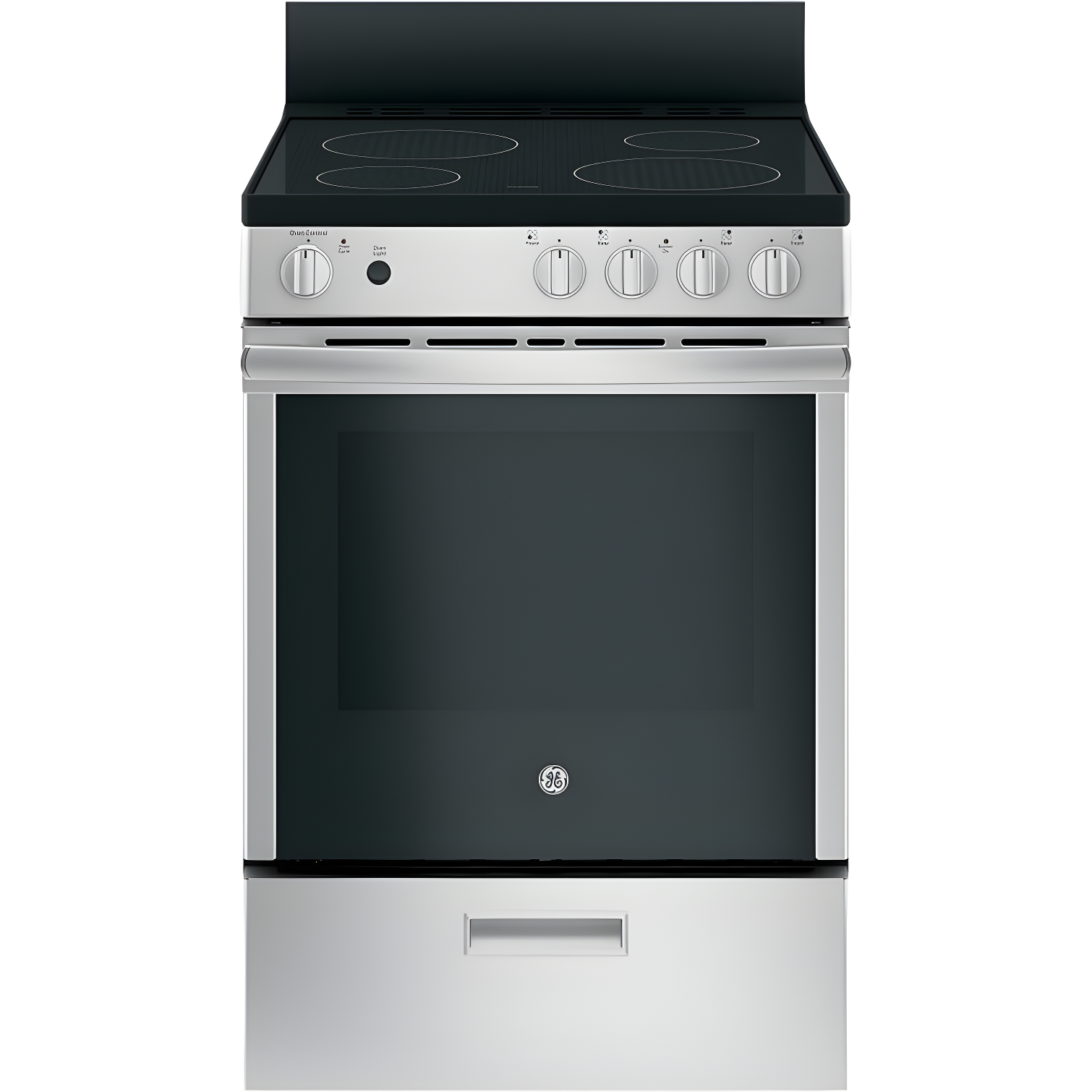 24" 2.9 Cu. Ft. Freestanding Electric Range with Modular Backguard