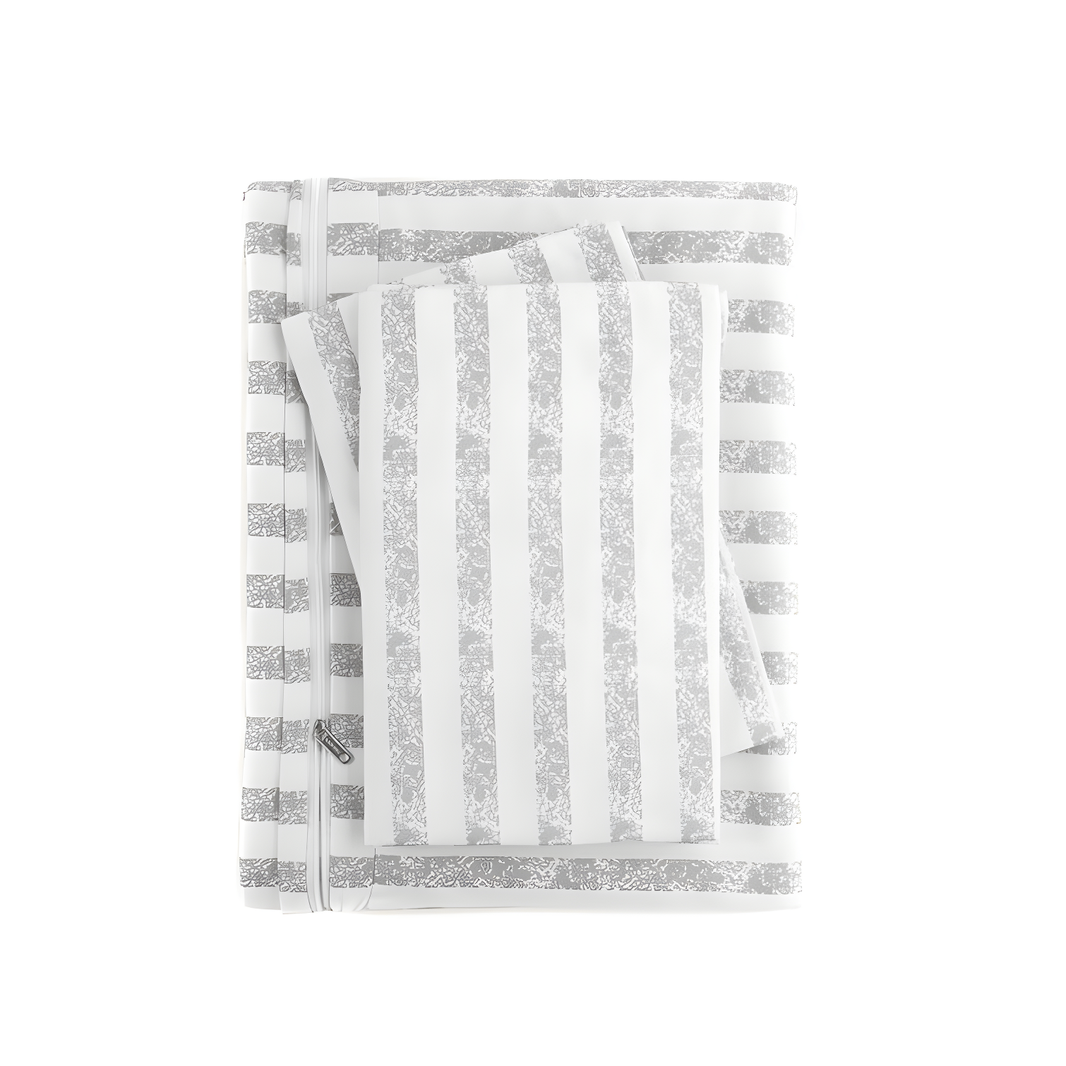 Becky Cameron 3 Piece Rugged Stripe Pattern Duvet Cover Set