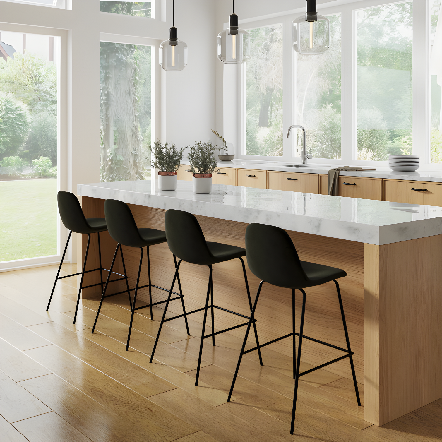 Kody Upholstered Bar & Counter Stool