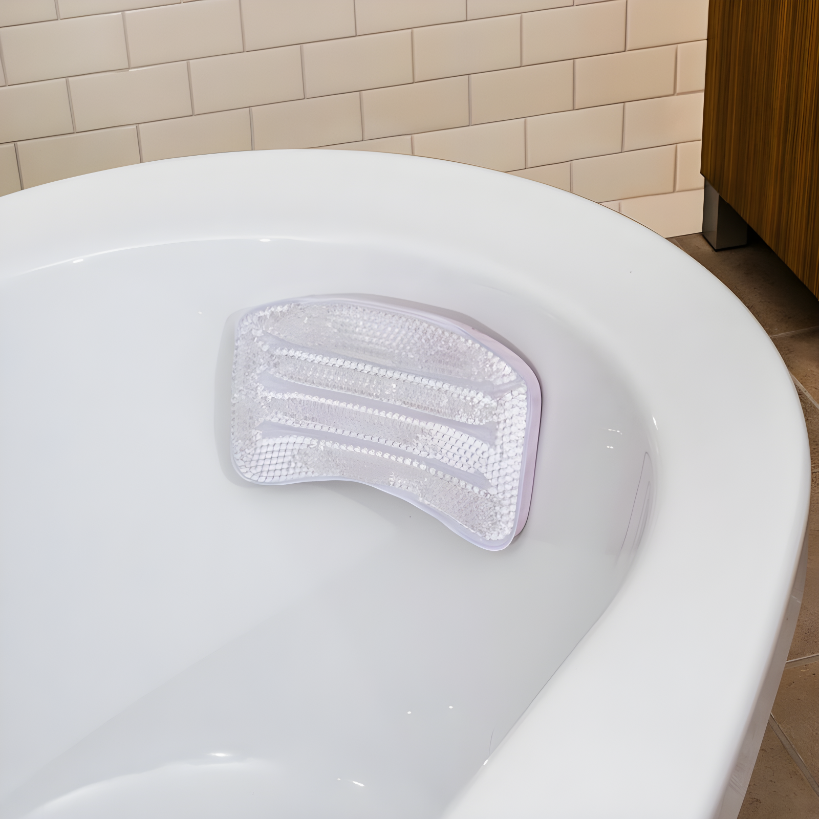 Splash Home Suction Bath Pillow