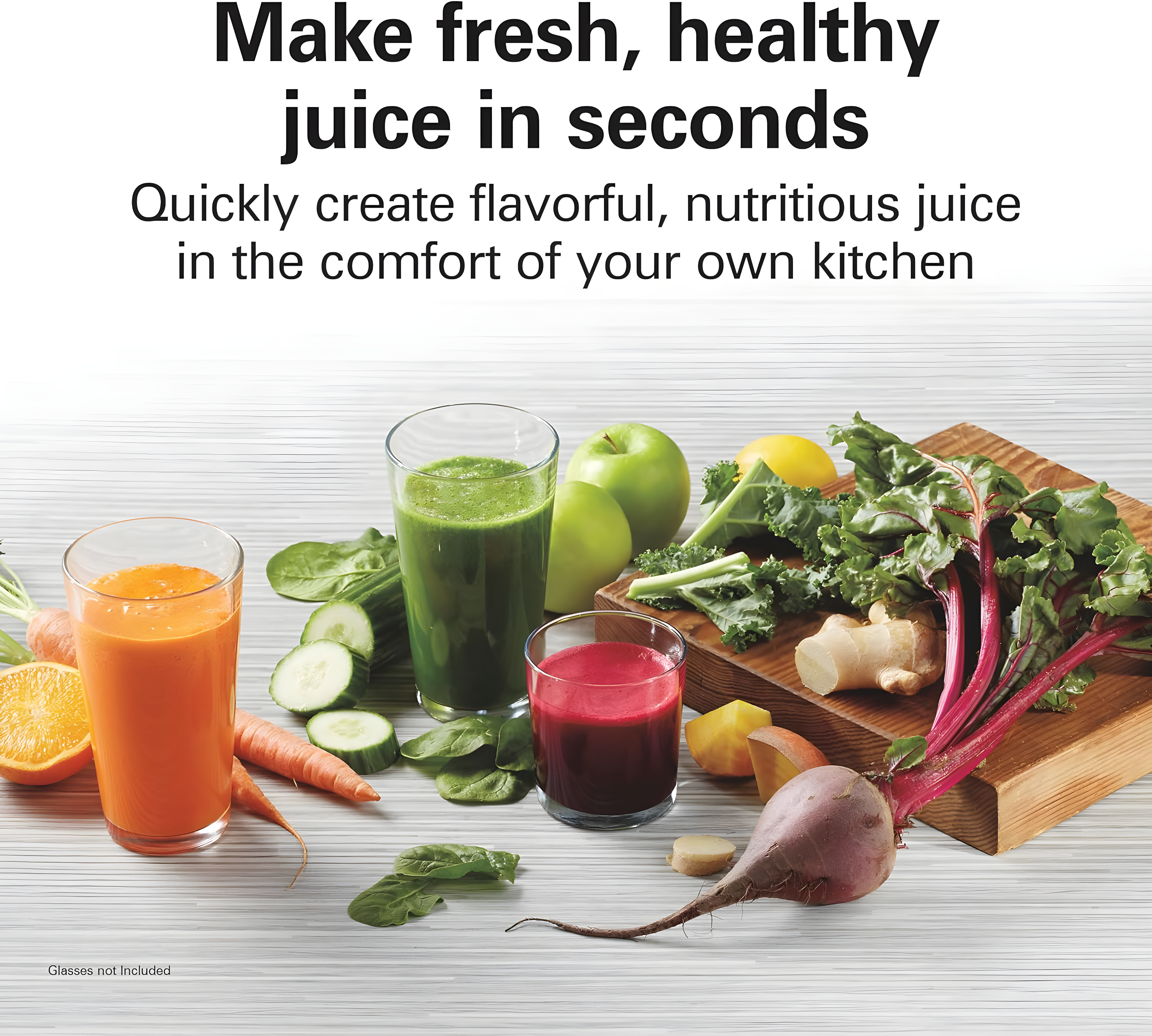 HealthSmart Juicer Machine, Compact Centrifugal Extractor, 2.4” Feed Chute for Fruits and Vegetables, Easy to Clean, BPA Free, 400W, White (67501)