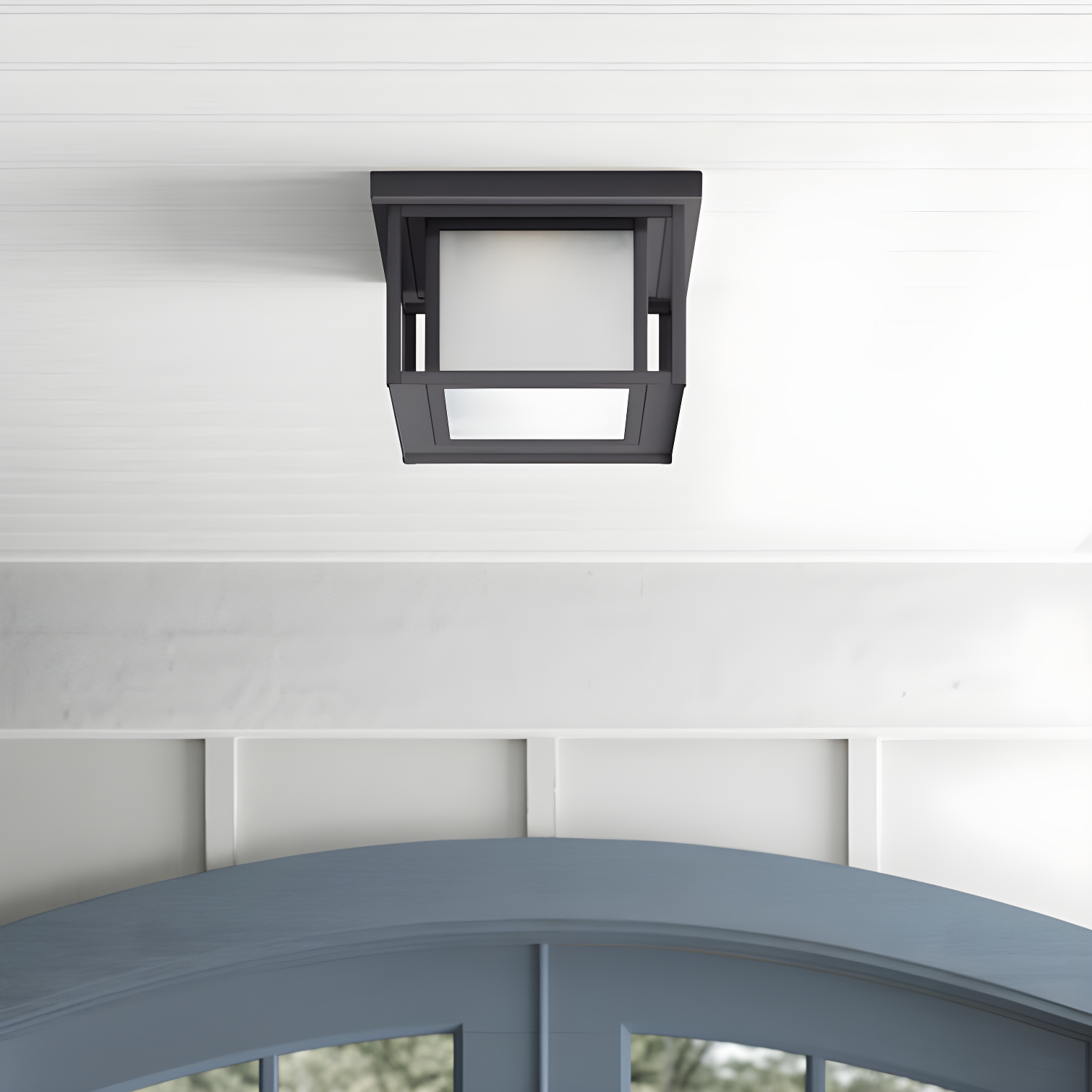 Vermont Square Outdoor Flush Mount