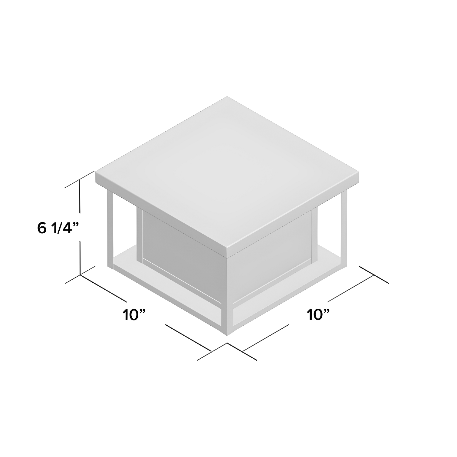 Vermont Square Outdoor Flush Mount