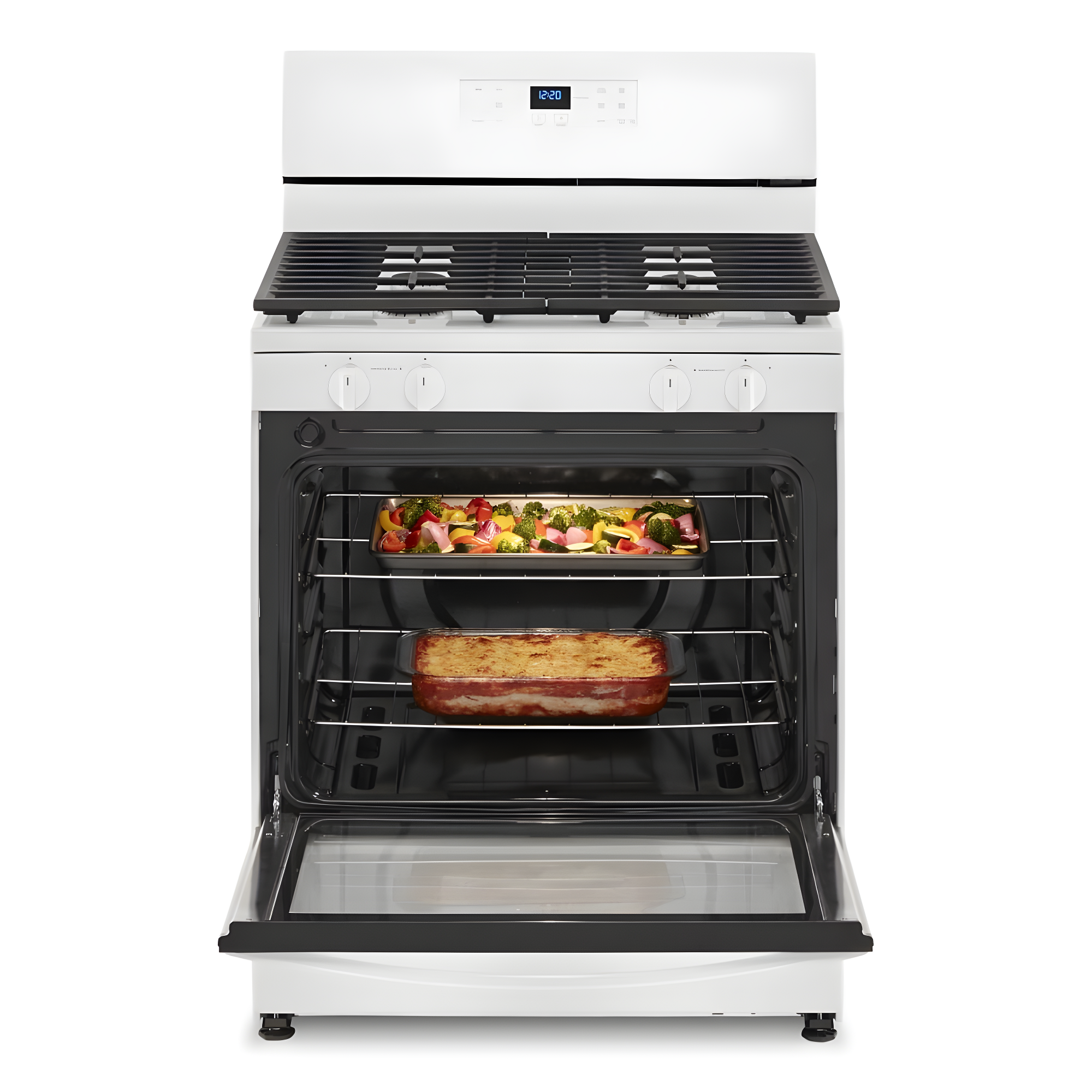 WHIRLPOOL WFG320M0MW 30" free standing gas range