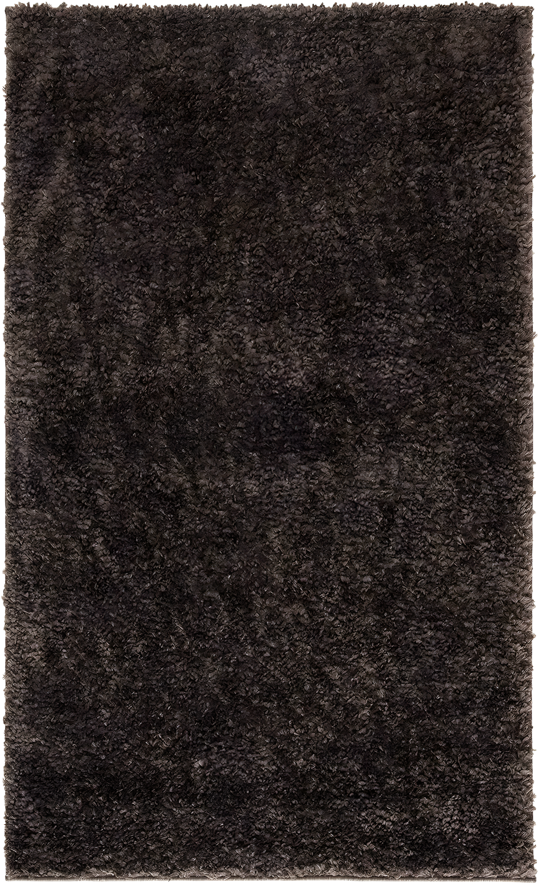 SAFAVIEH August Carlene Solid Plush Shag Area Rug, Brown, 2'3" x 4'