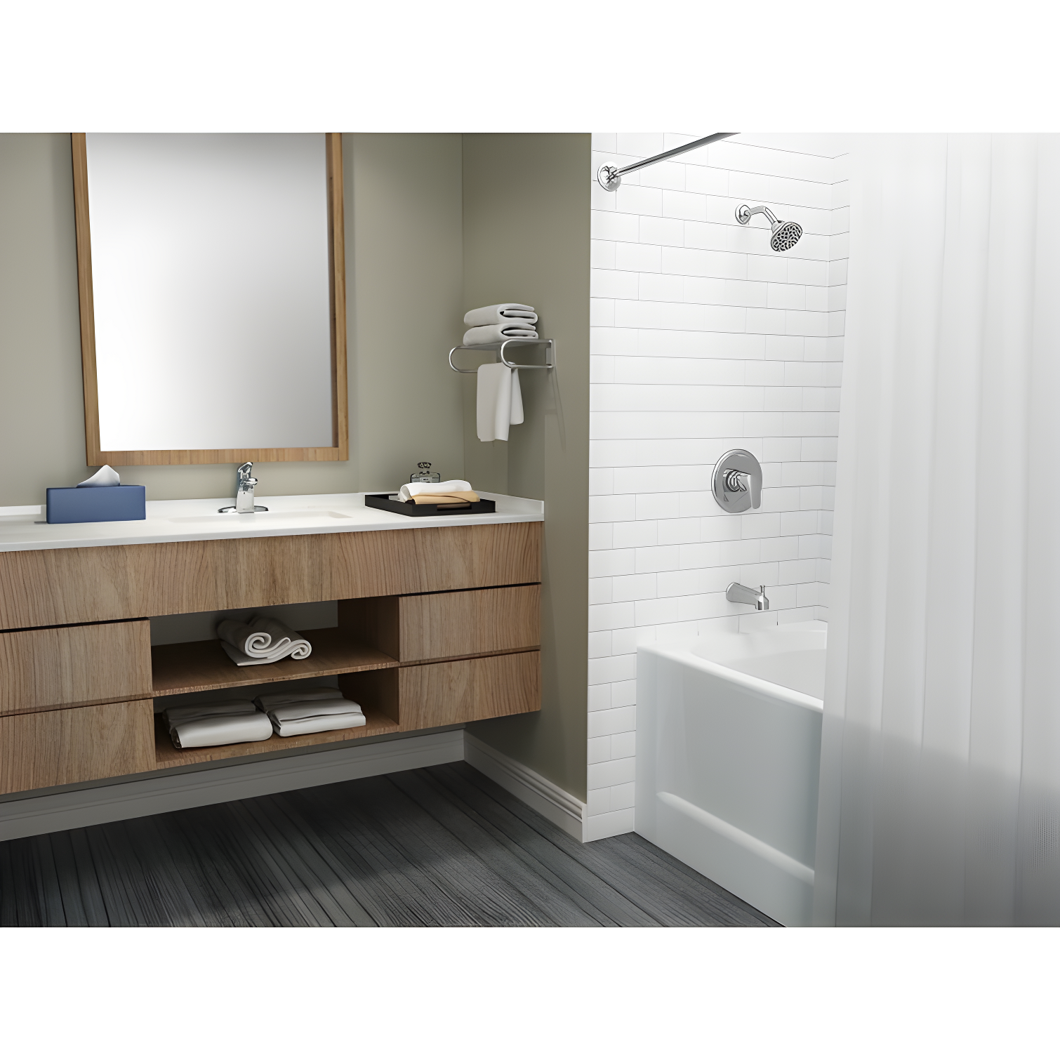 Colony Pro Centerset Bathroom Faucet with Drain Assembly