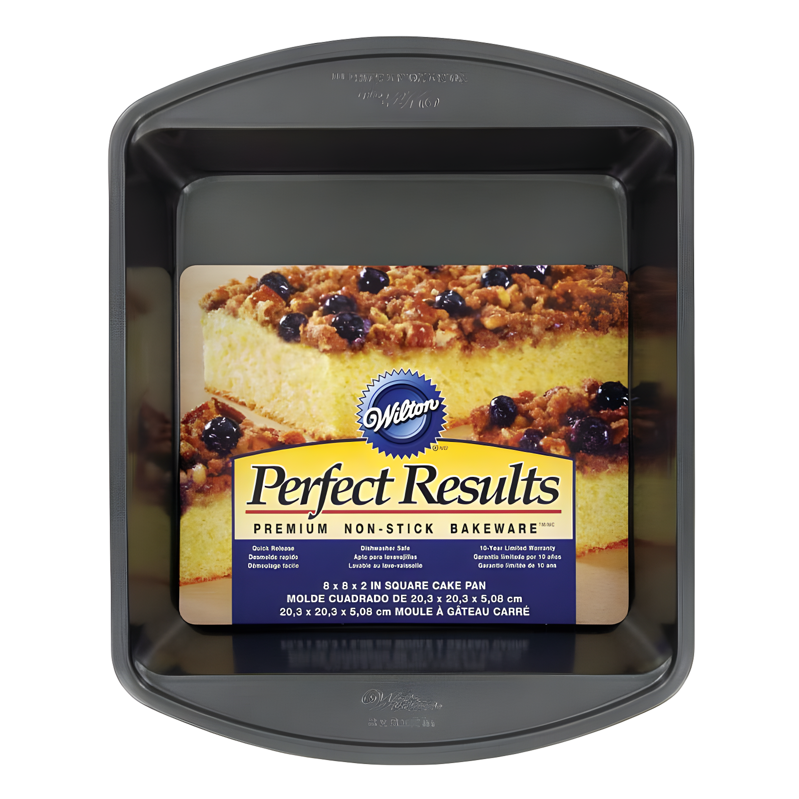 Wilton Wilton 191002912 Premium Square Cake Pan, Grey