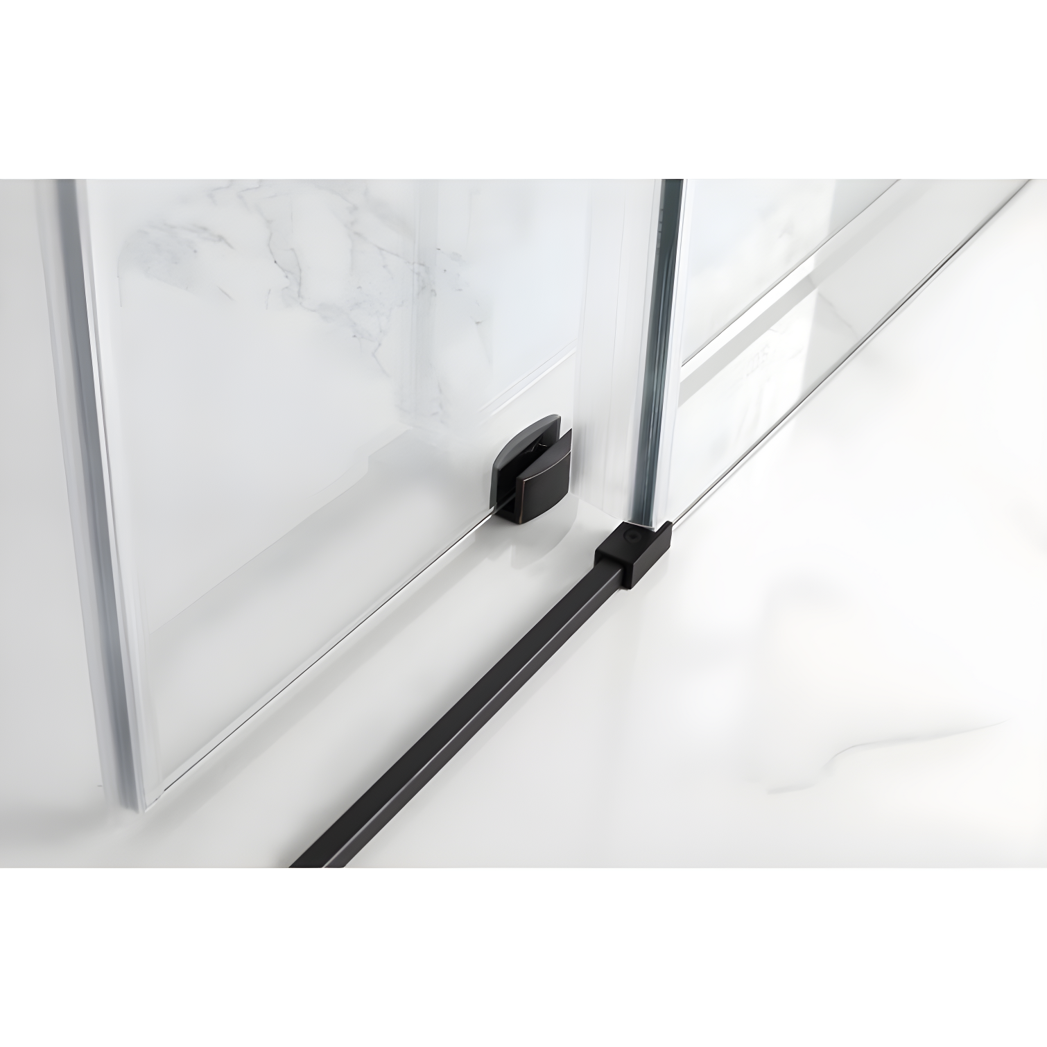 French Vienne Frameless 48" x 76" Rectangle Sliding Left Opening Shower Enclosure