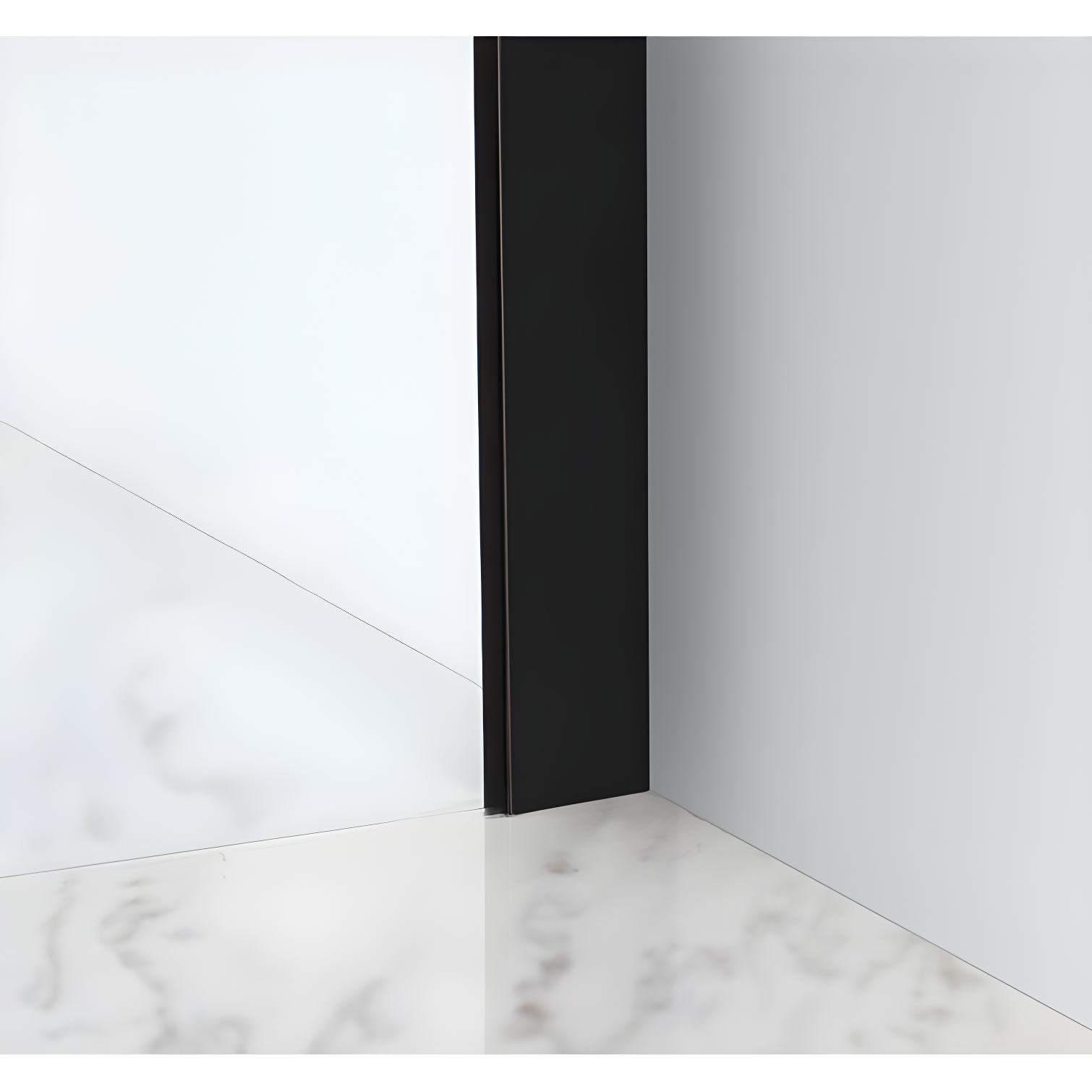 French Vienne Frameless 48" x 76" Rectangle Sliding Left Opening Shower Enclosure