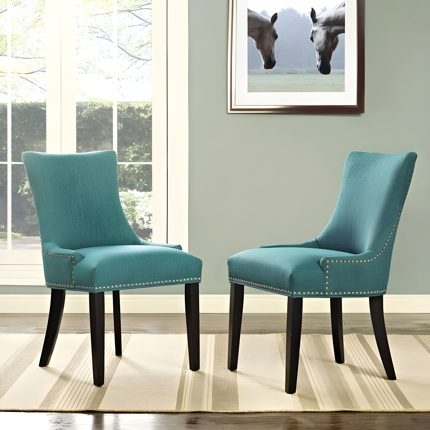 Modway Porch & Den Helen Fabric Upholstered Dining Chair (Single Chair)