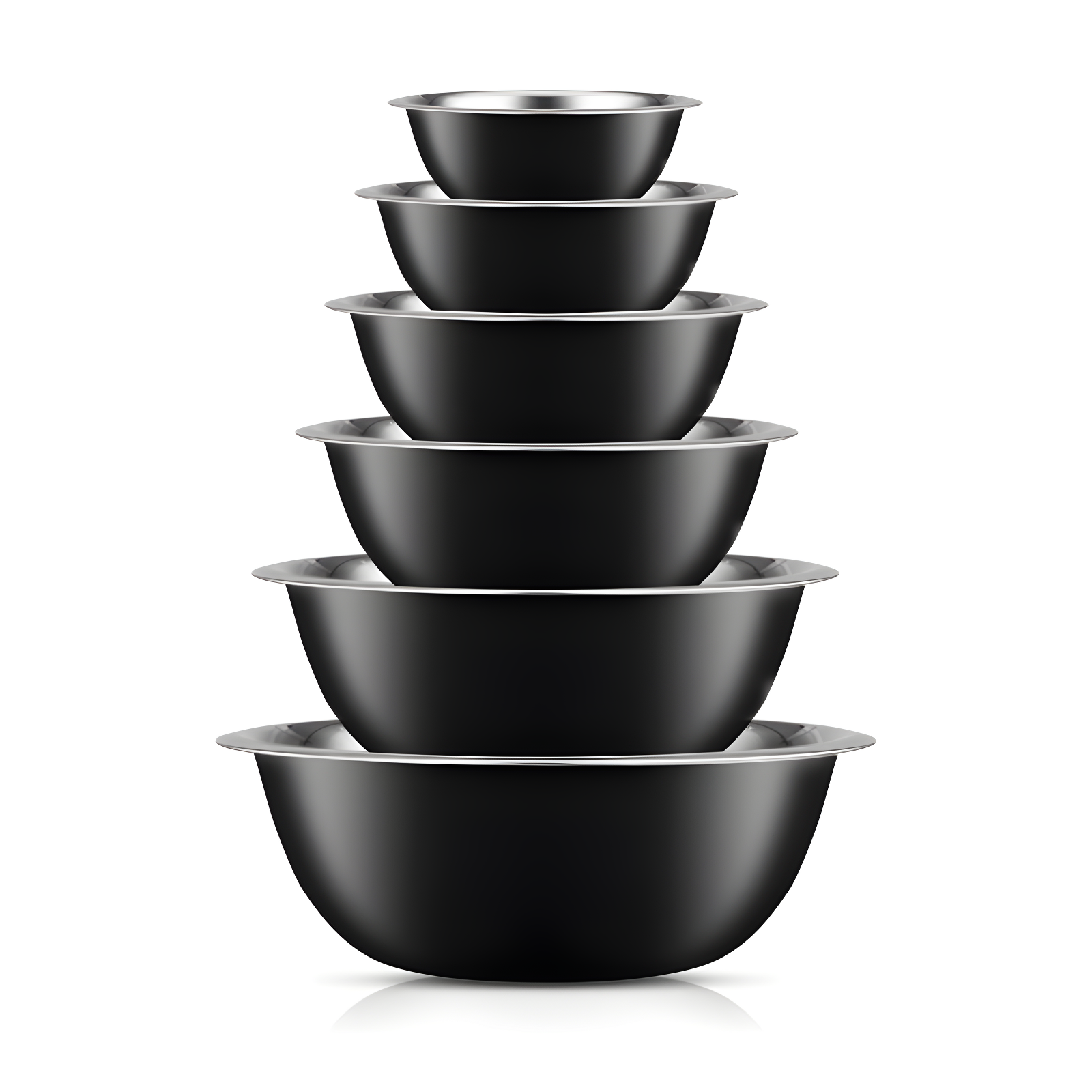JoyJolt Joyjolt Stainless Steel Mixing Bowl, Set Of 6