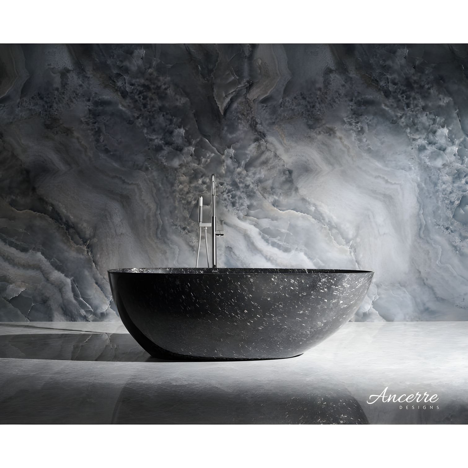 Anjuna 67'' x 31.4'' Freestanding Soaking Fiberglass Bathtub
