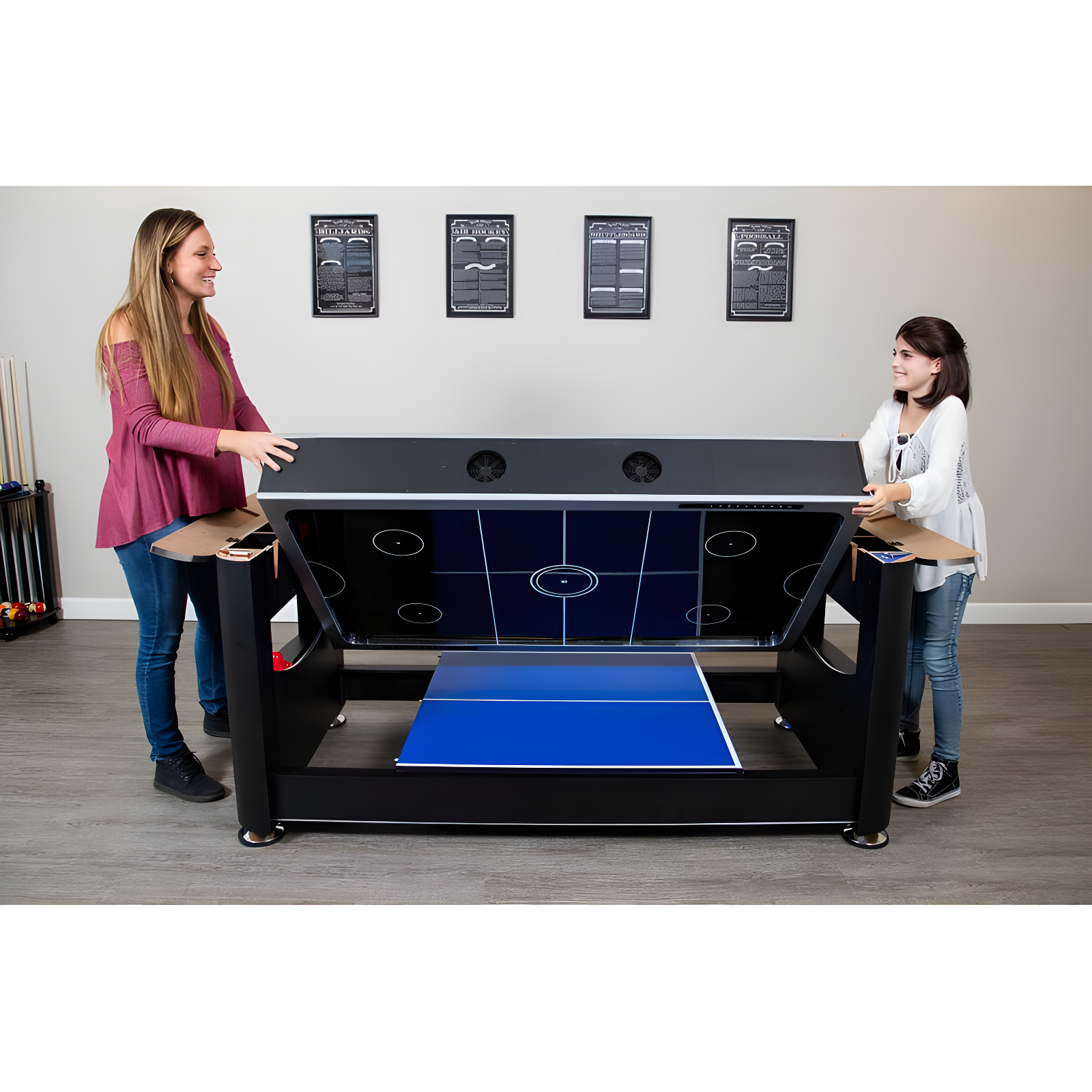 Triple Threat 3-in-1 72" Multi Game Table