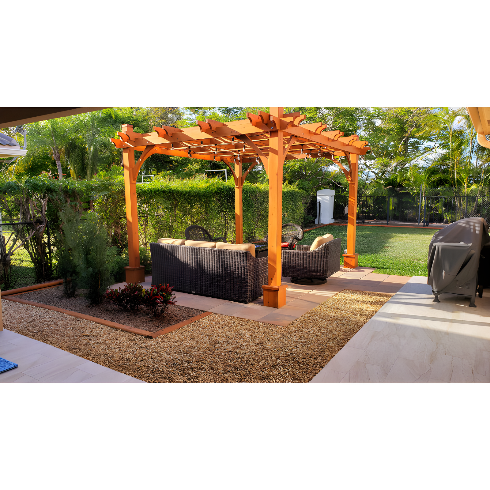 Outdoor Living Today Breeze Solid Wood Pergola