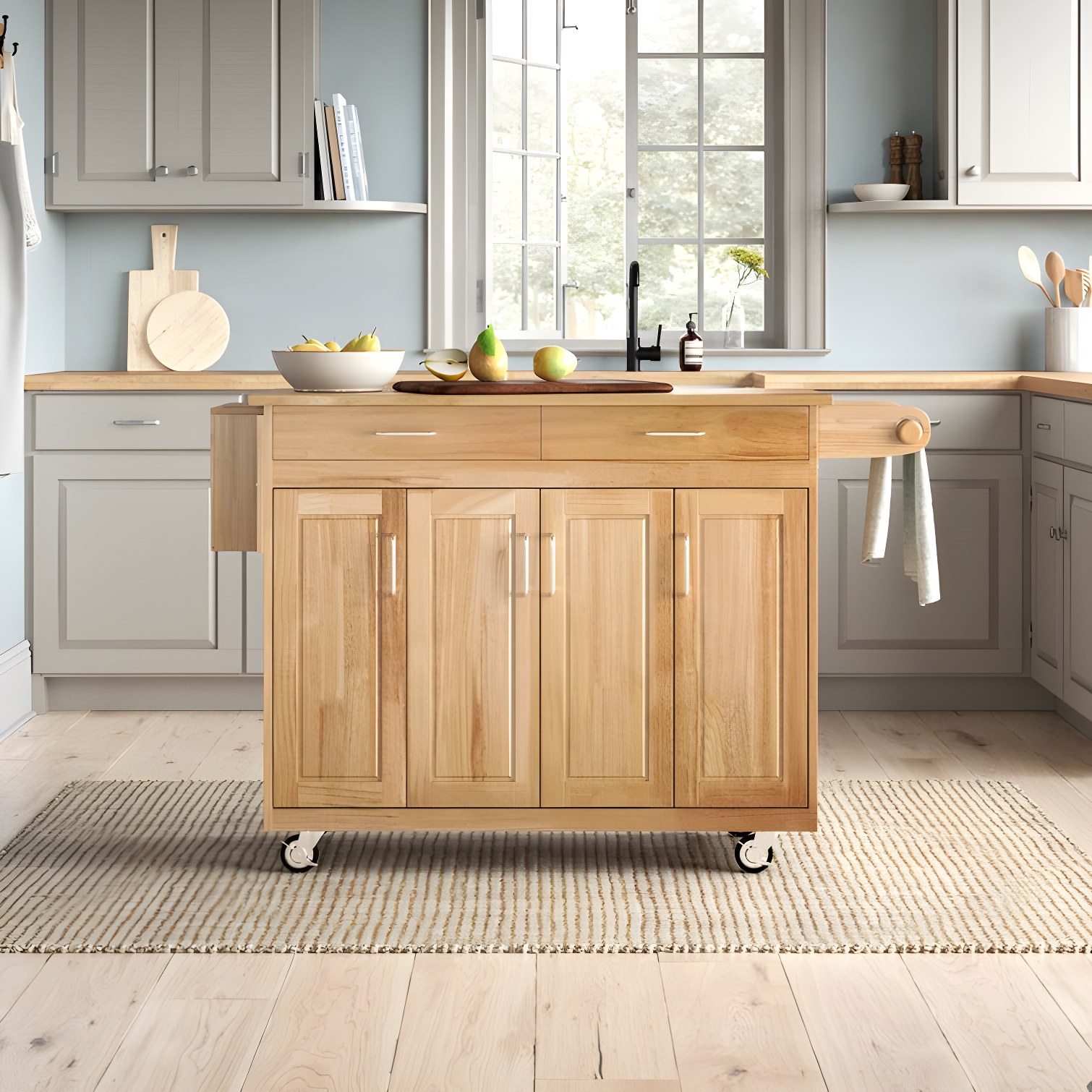 Wood Kitchen Island