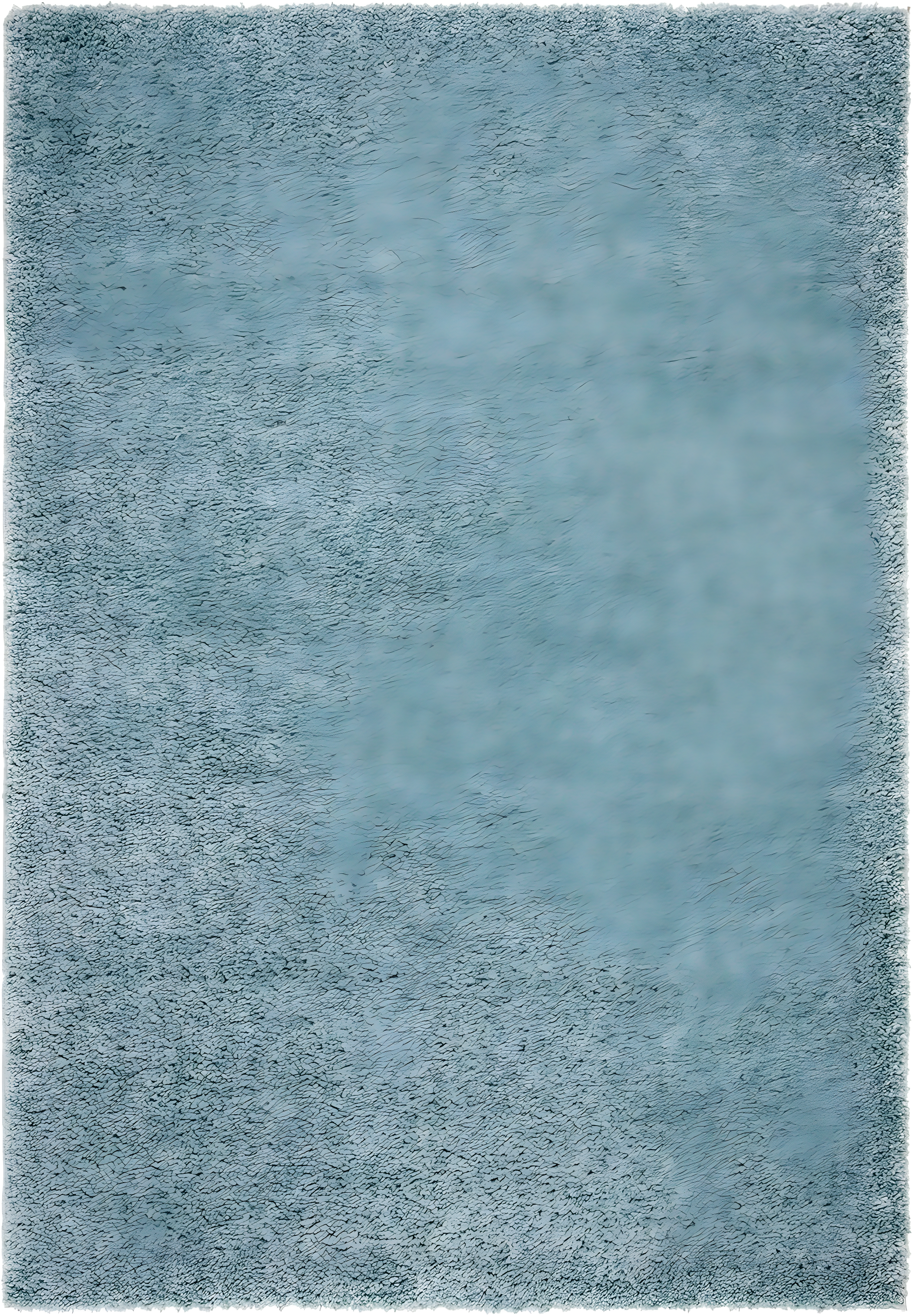 SAFAVIEH August Carlene Solid Plush Shag Area Rug, Aqua, 10' x 14'