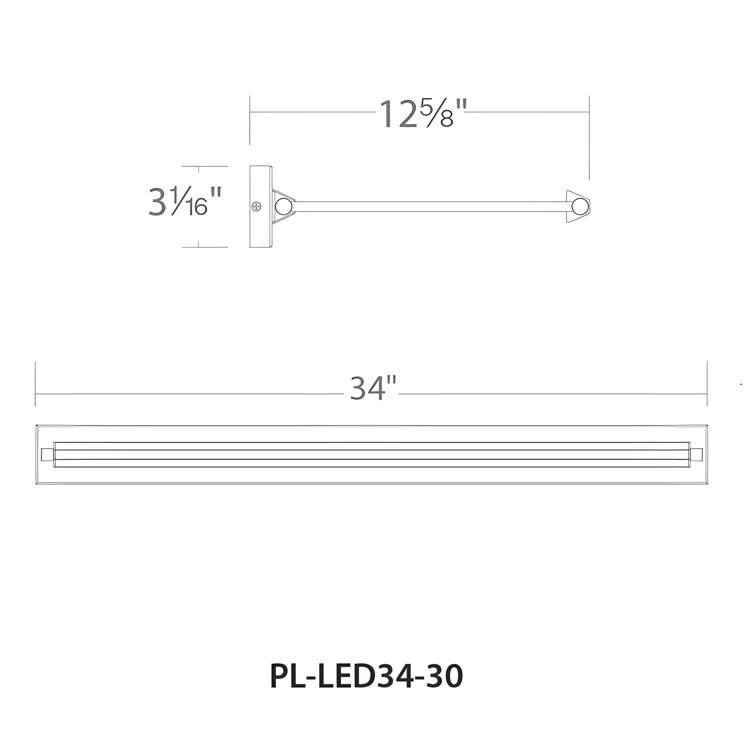 Hudson Dimmable LED Wall Mounted Picture Light