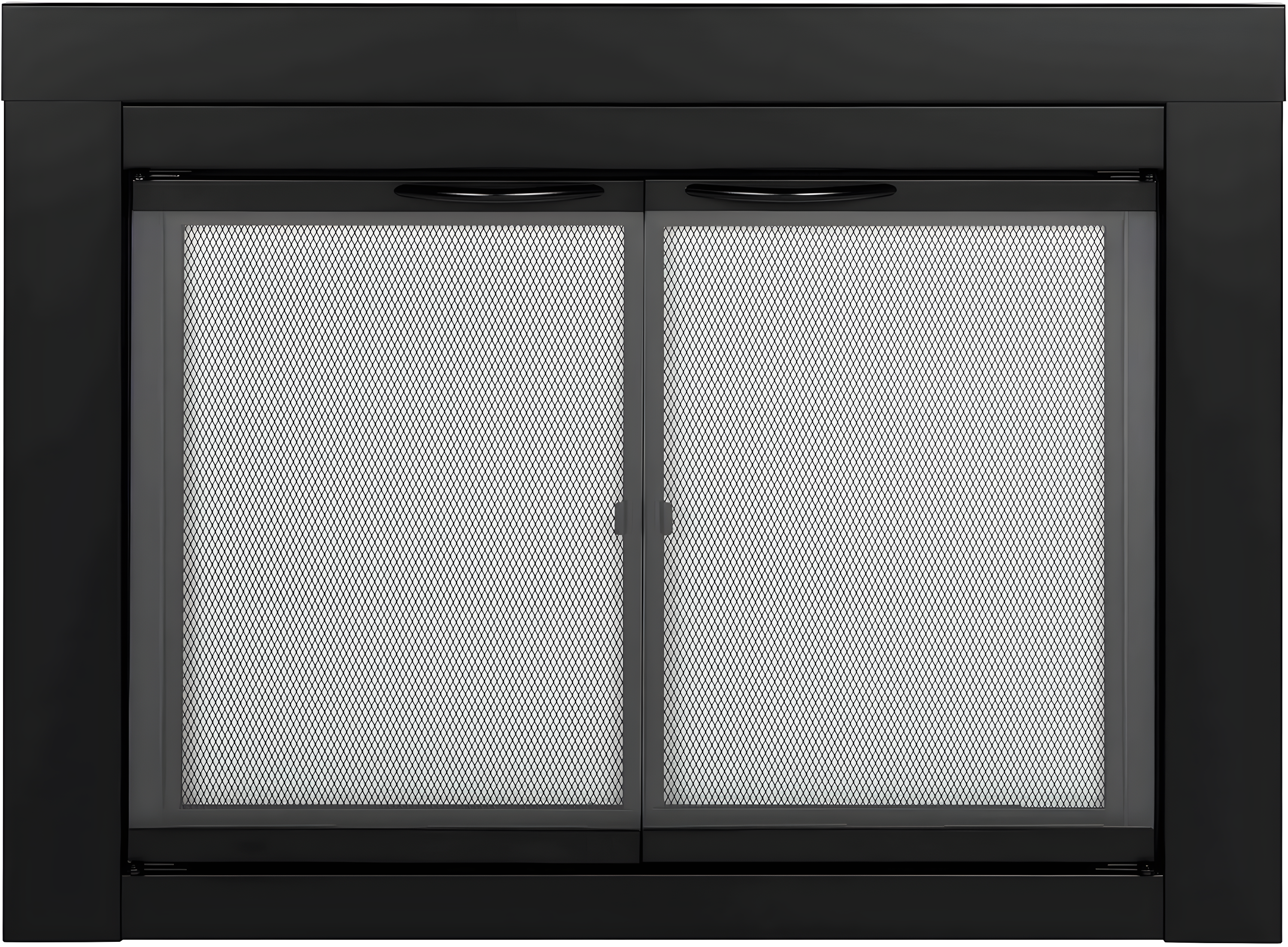 Pleasant Hearth Alpine Black Fireplace Glass Doors - Small