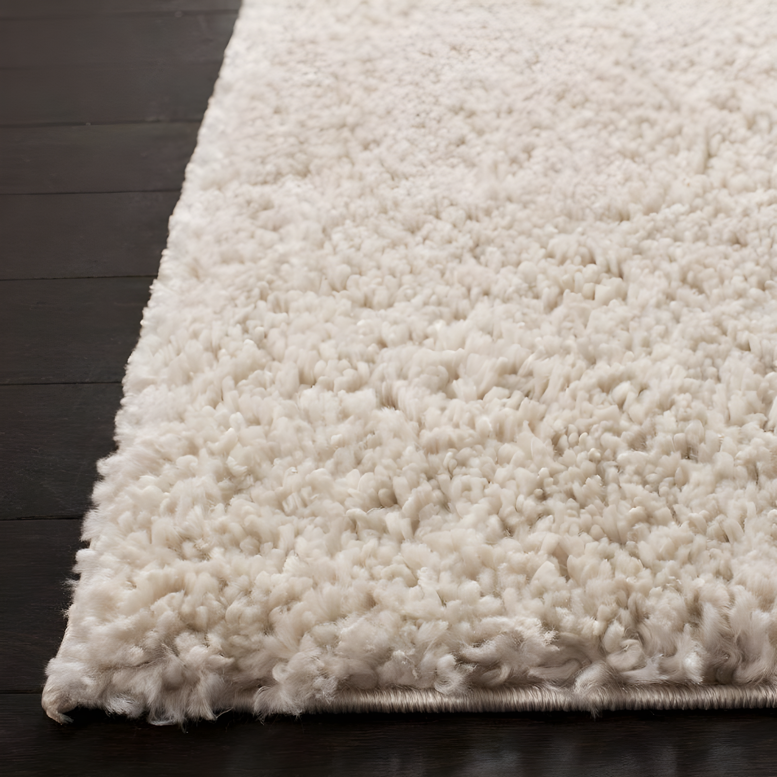 August Shag 900 AUG900 Power Loomed Indoor Area Rug - Beige - 5'3"x7'6" - Safavieh