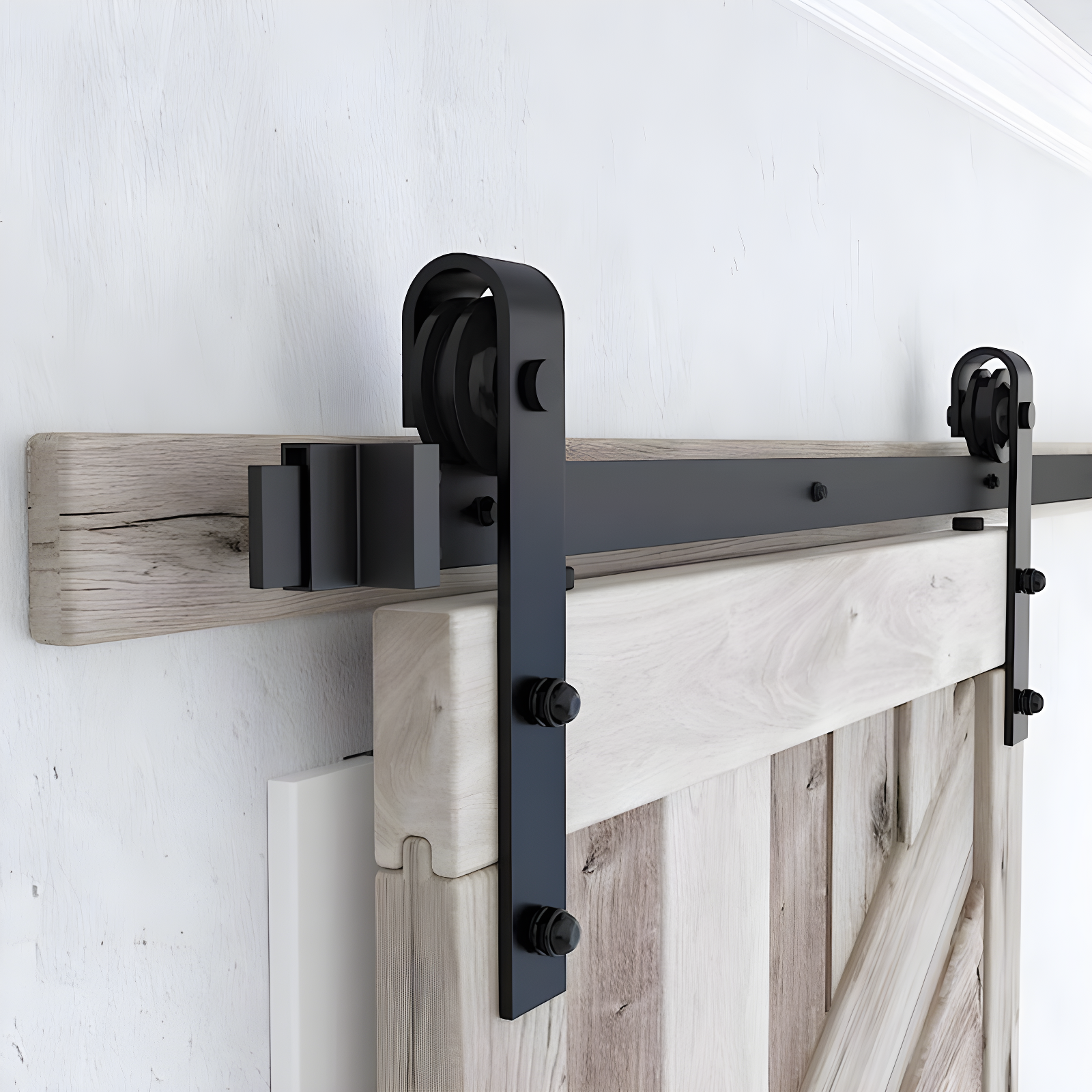 Sliding Standard Double Barn Door Hardware Kit