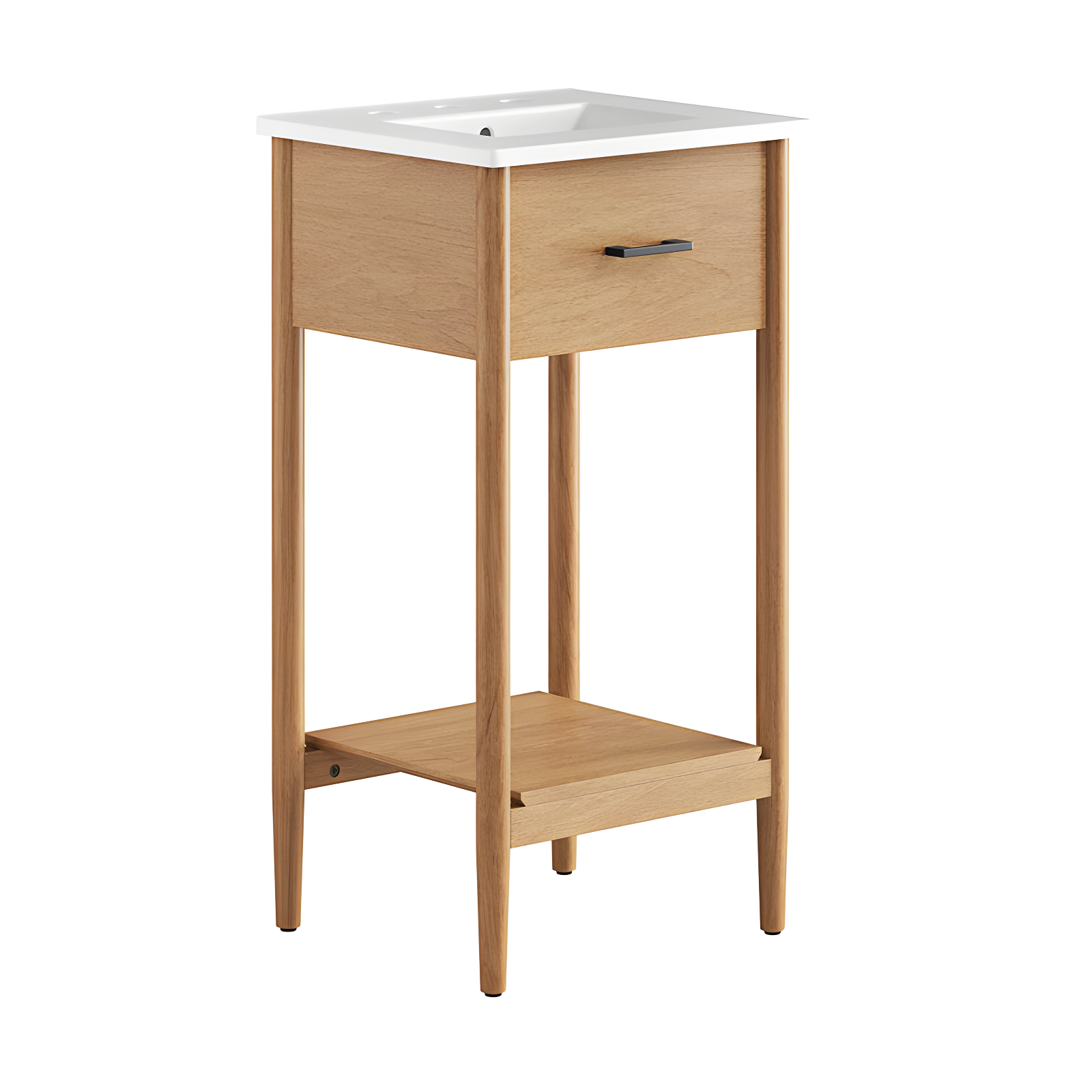 Modway Zaire 18'' Single Bathroom Vanity with Ceramic Top