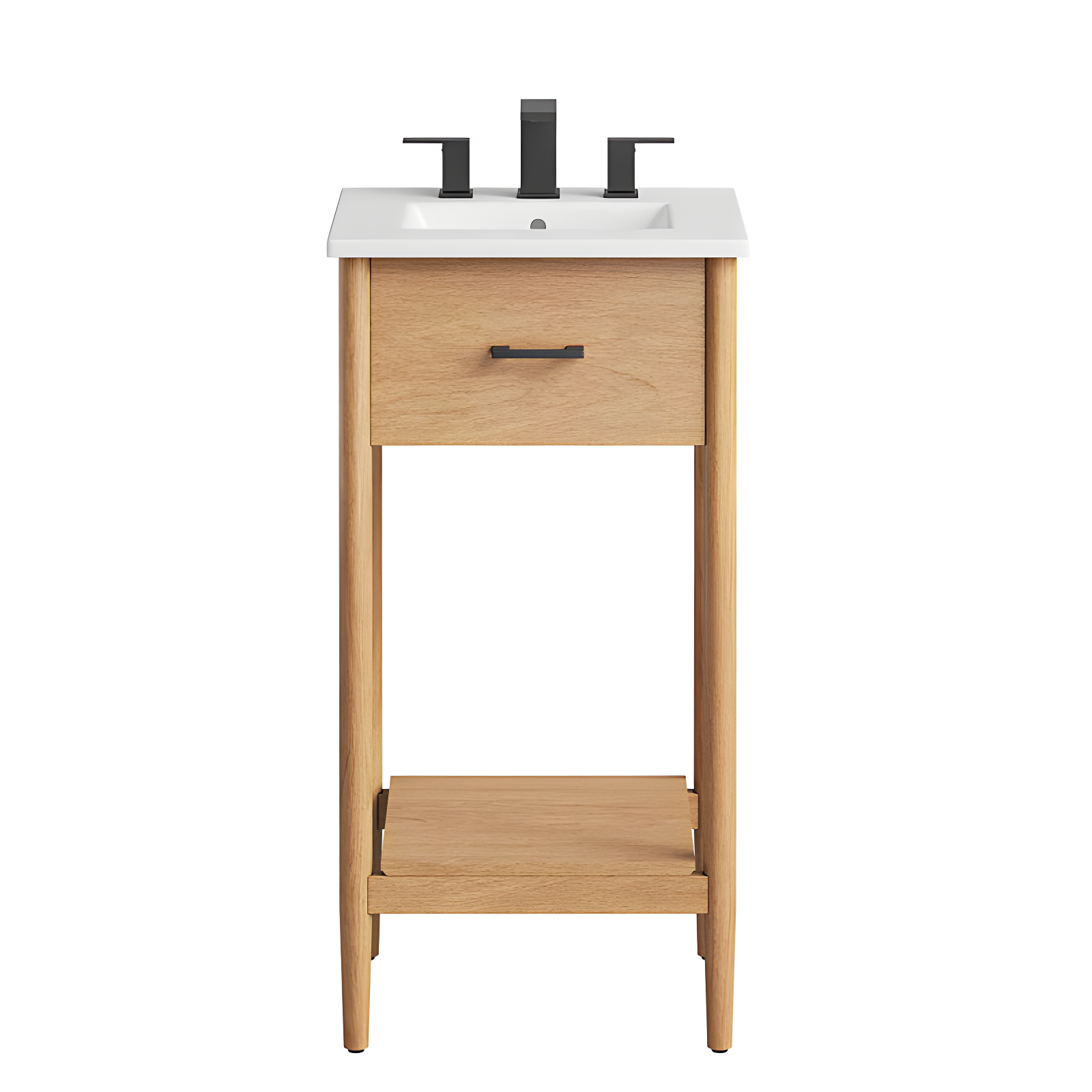 Modway Zaire 18'' Single Bathroom Vanity with Ceramic Top