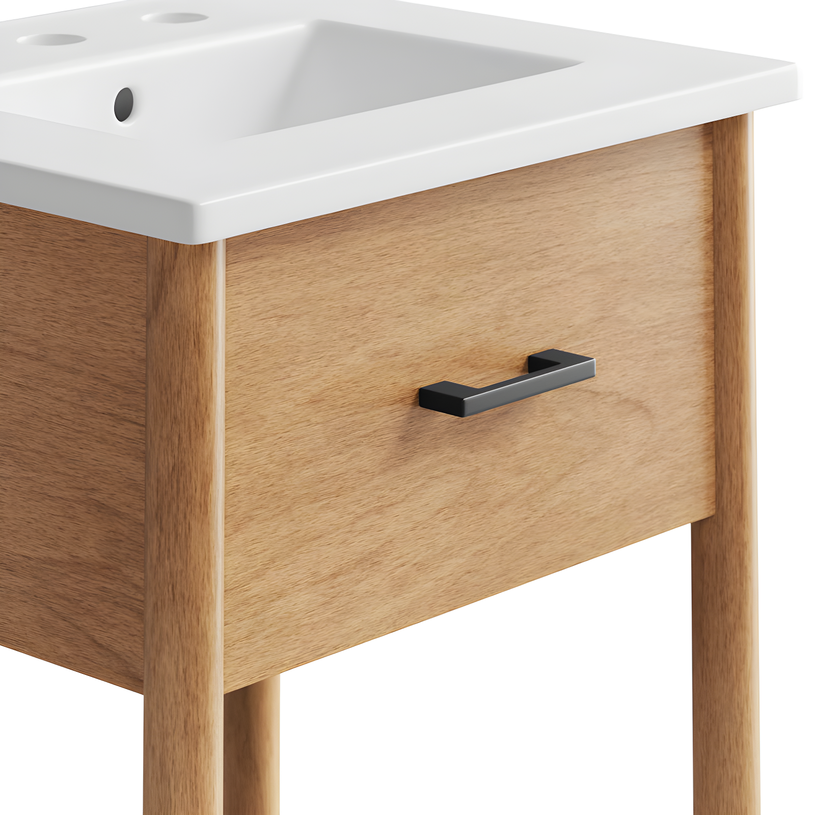 Modway Zaire 18'' Single Bathroom Vanity with Ceramic Top