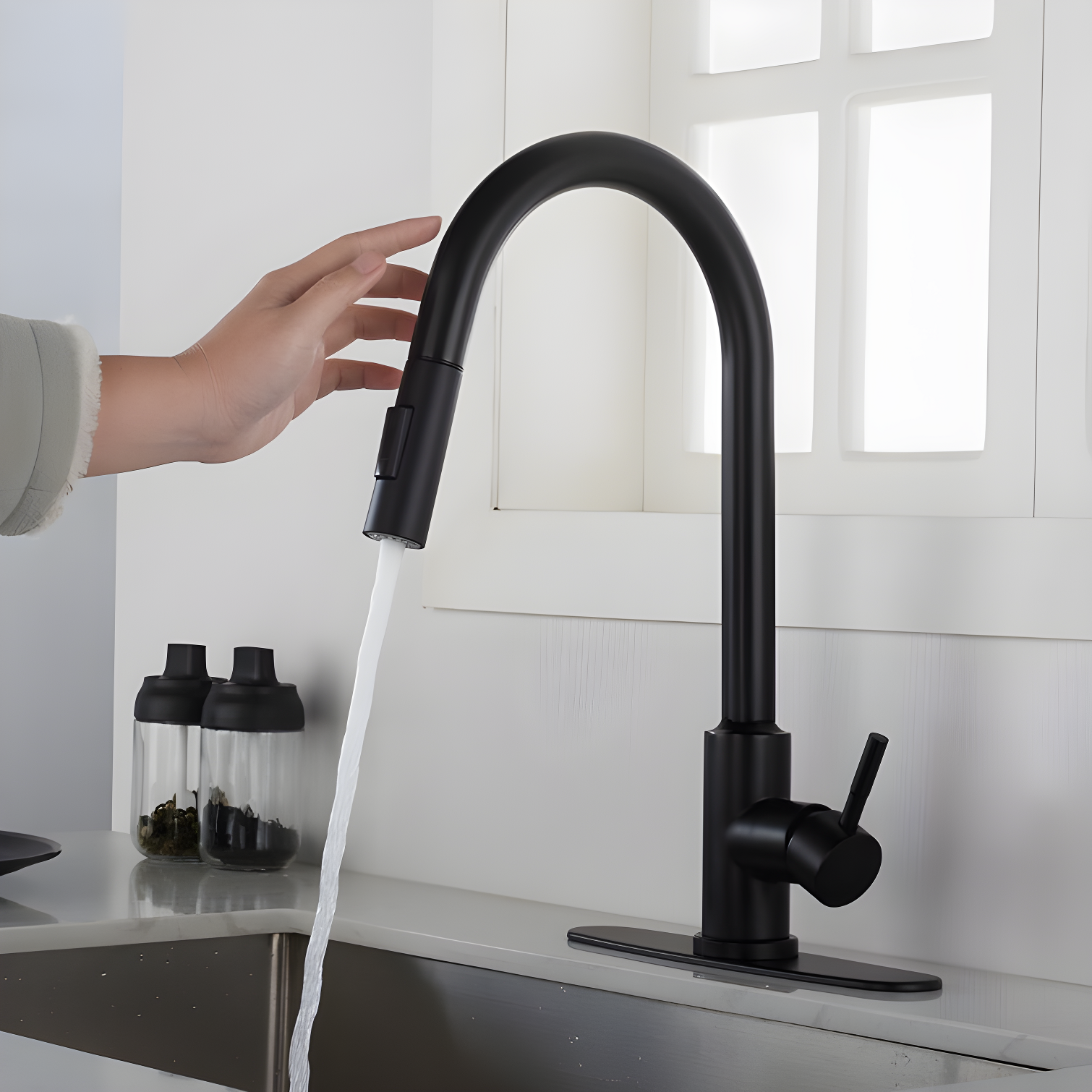 ALWEN Kitchen Faucet Pull Down Touch Kitchen Faucet