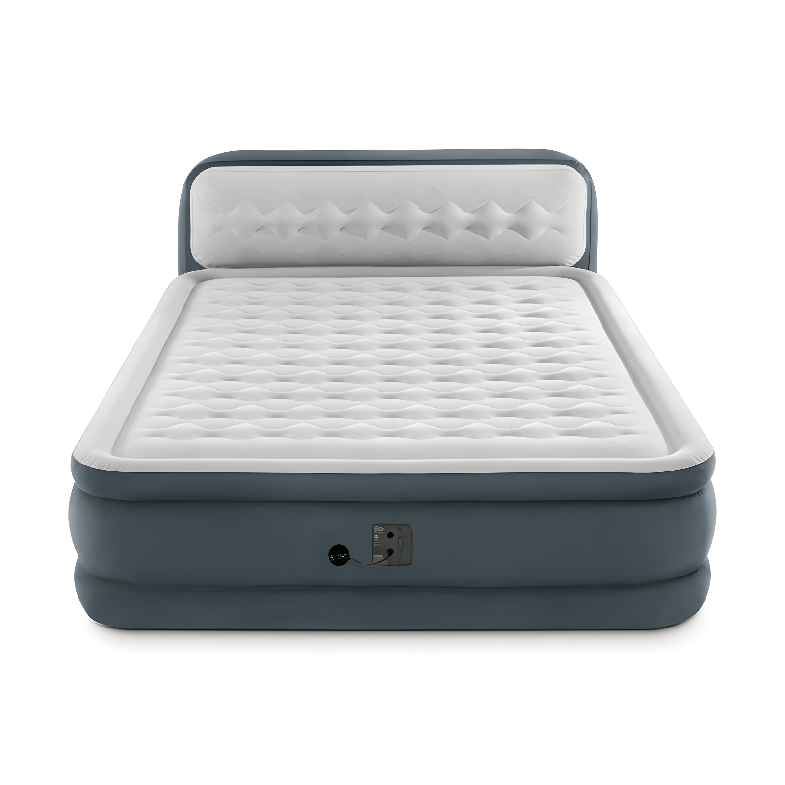 Intex Intex Dura-Beam Deluxe Ultra Plush Headboard Queen Mattress with Built-In Pump