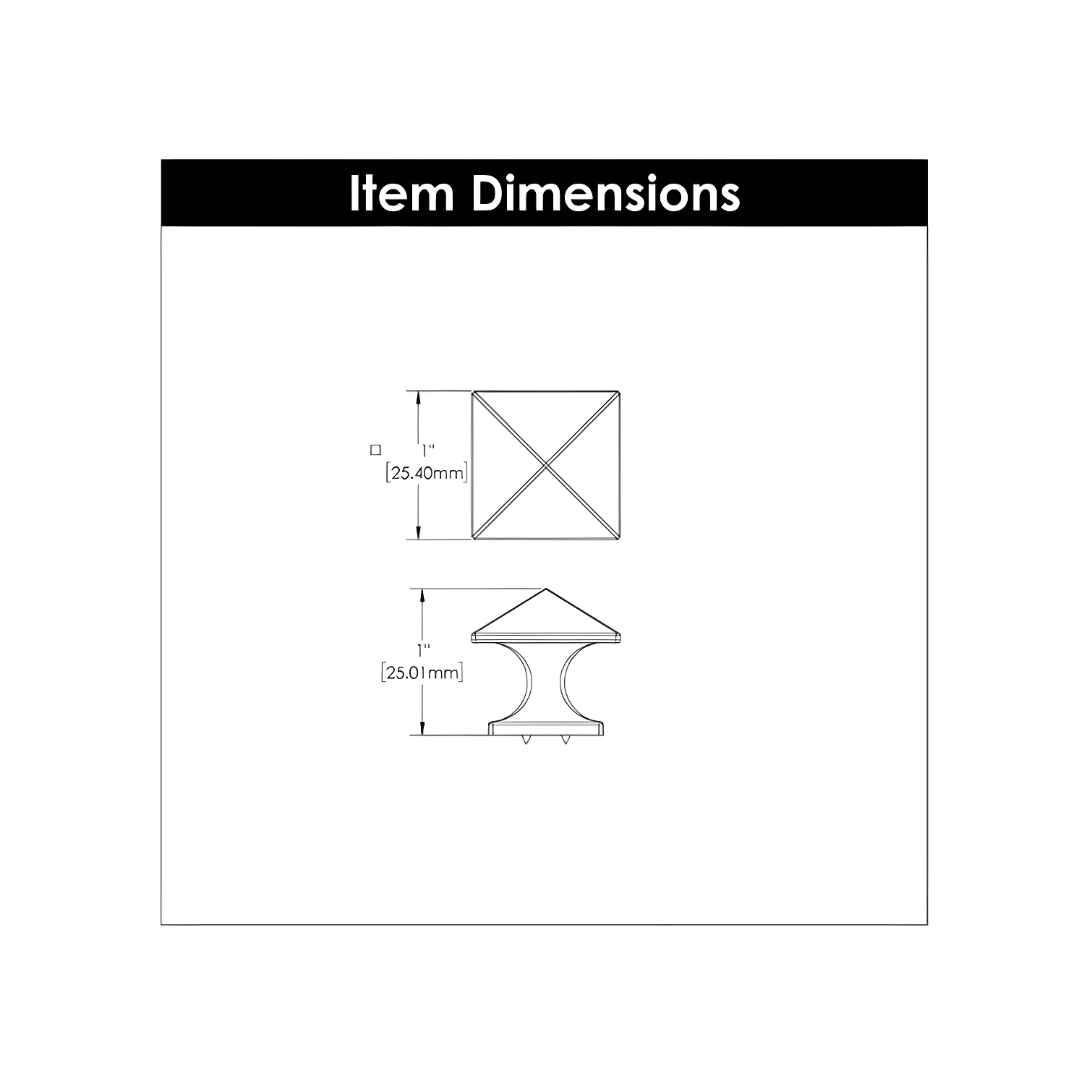 Studio Geometric Knob