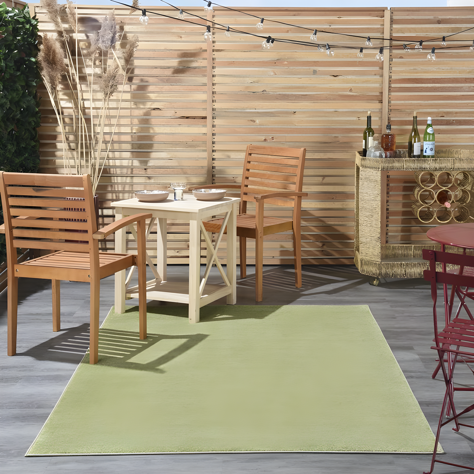 Nourison Nourison Essentials NRE01 Indoor/outdoor Area Rug - Green 6' x 9'