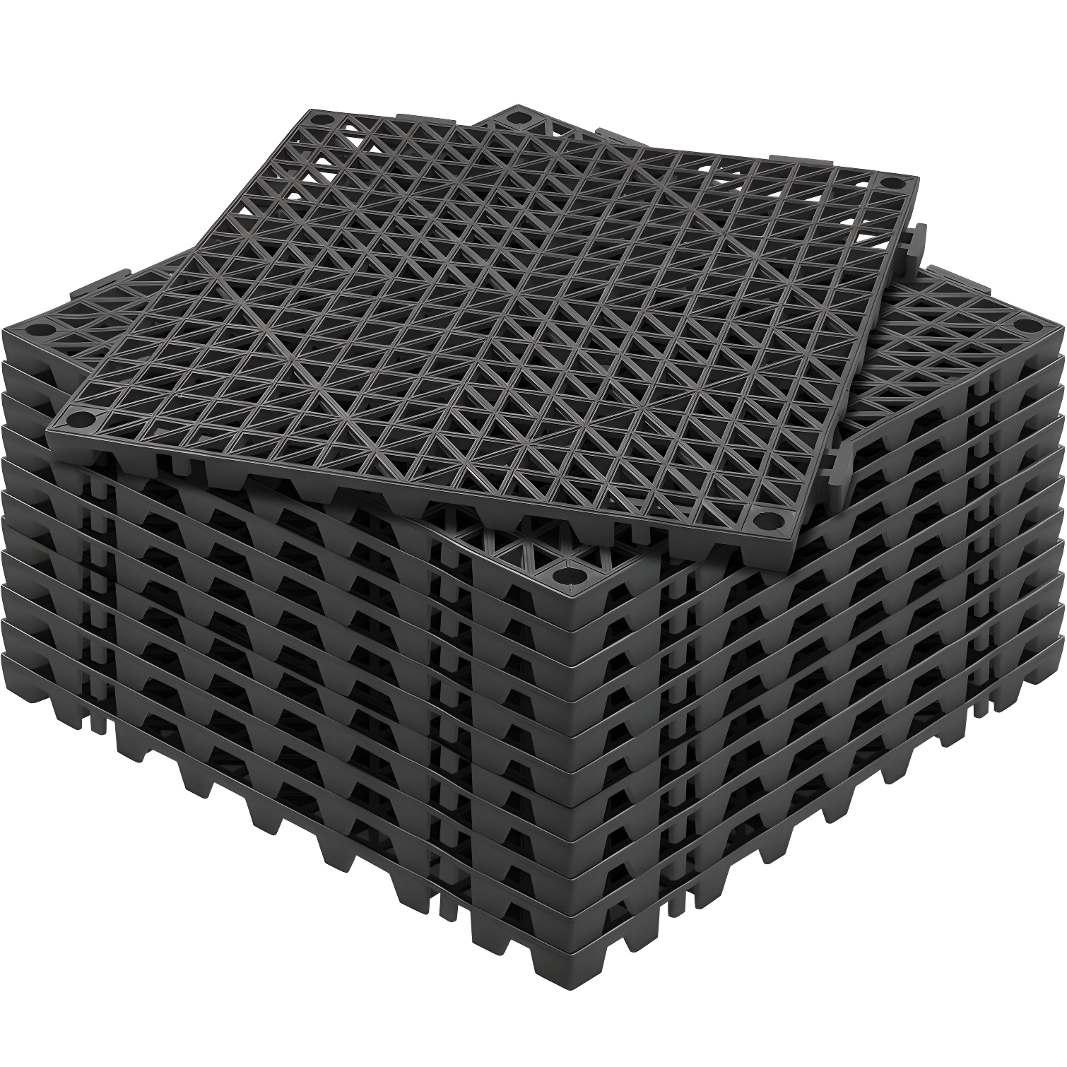 VEVOR 12" x 12" Outdoor Deck Tiles (Set of 12)