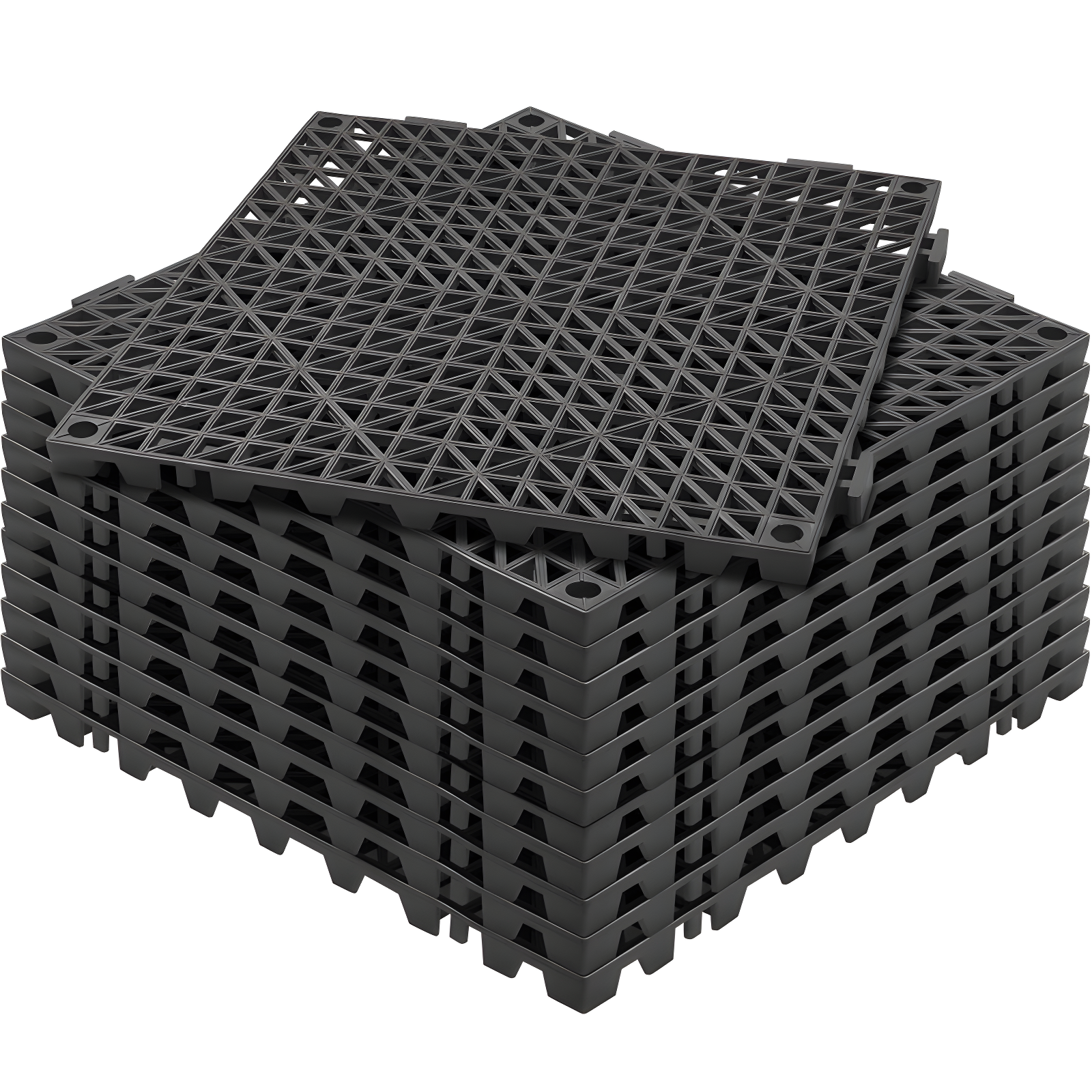 VEVOR 12" x 12" Outdoor Deck Tiles (Set of 12)