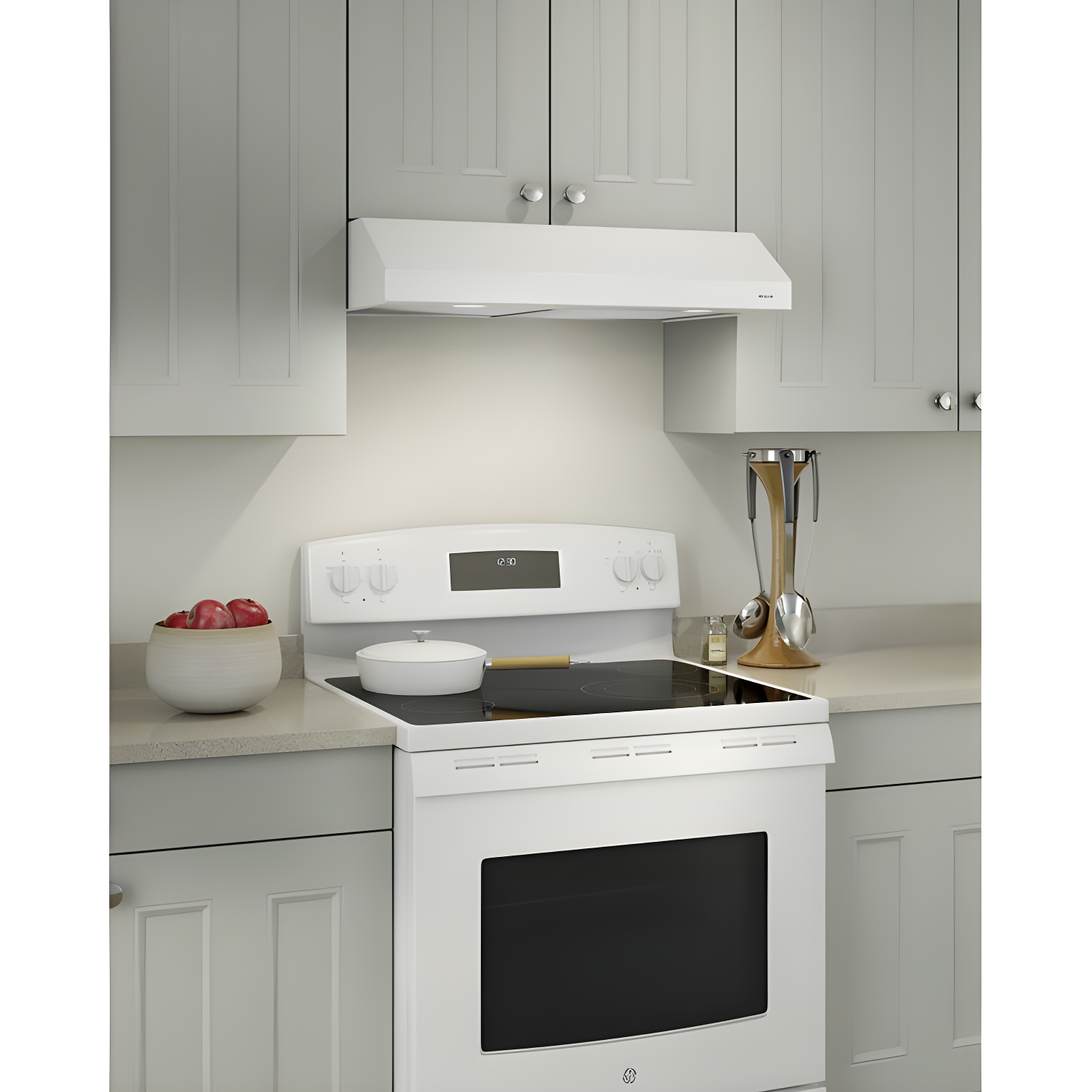Broan NuTone 24" Steel 250 CFM Convertible Under Cabinet Range Hood with Mesh Filter