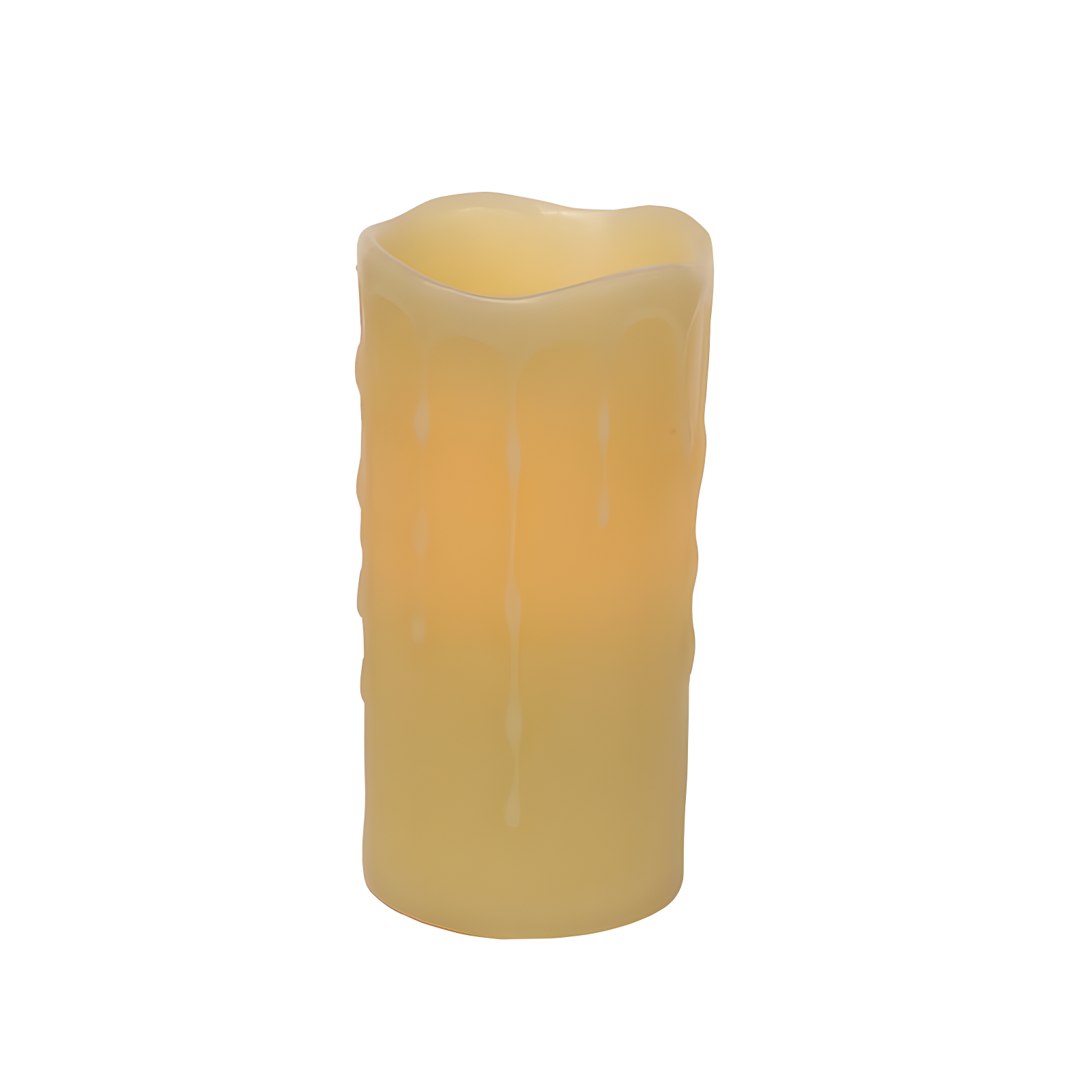 Melrose International Unscented Flameless Pillar Candle (Set of 4)