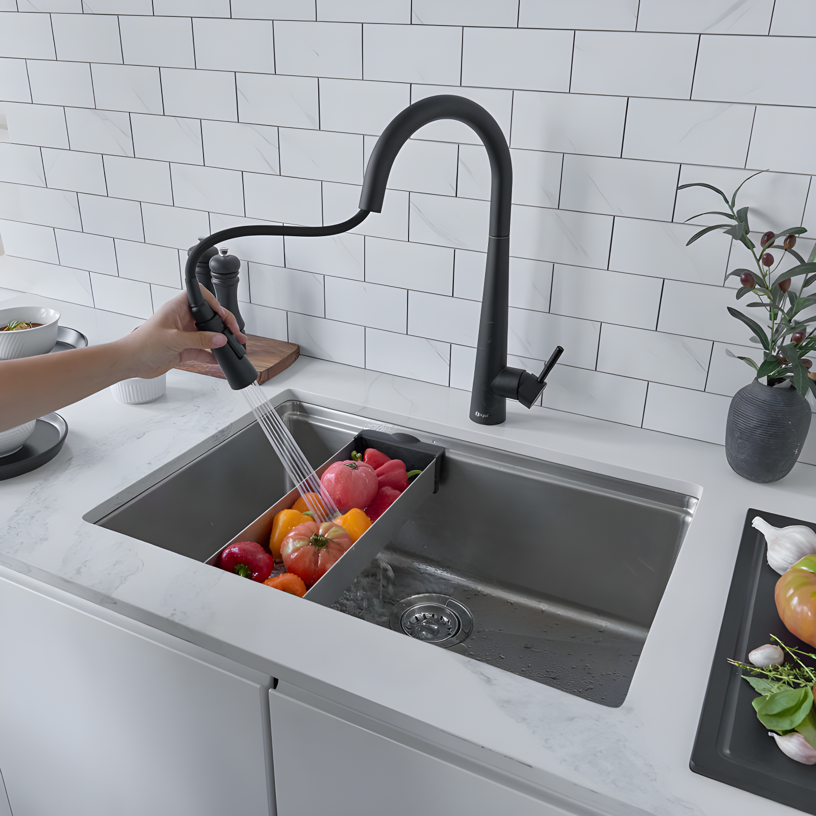 STYLISH Stylish Stainless Steel Workstation Colander