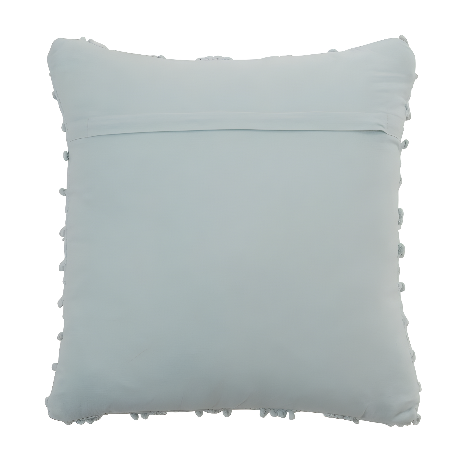 Ruffled Cotton Throw Pillow