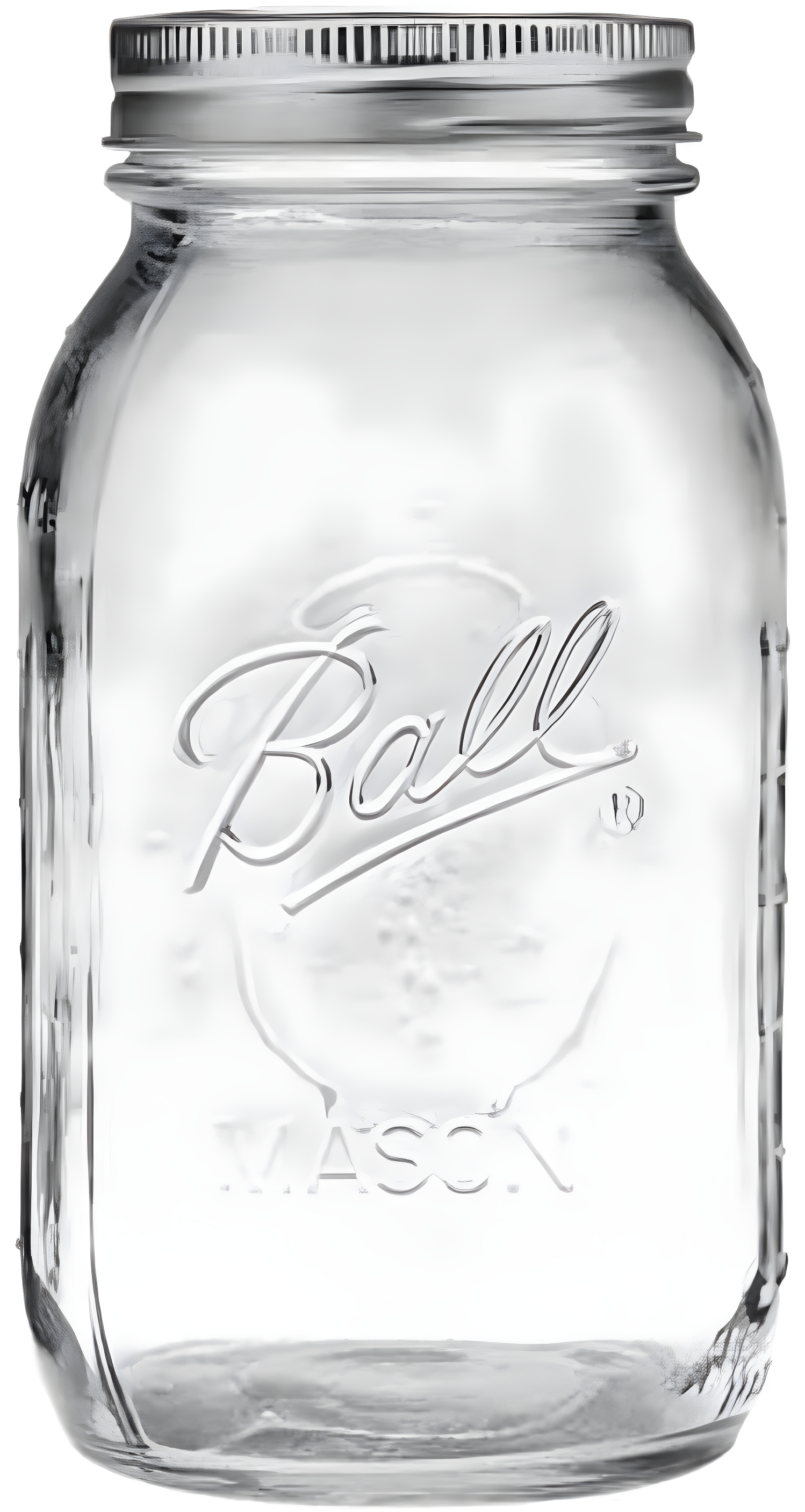 Ball Clear Glass Stackable Food Storage Jar with Lid