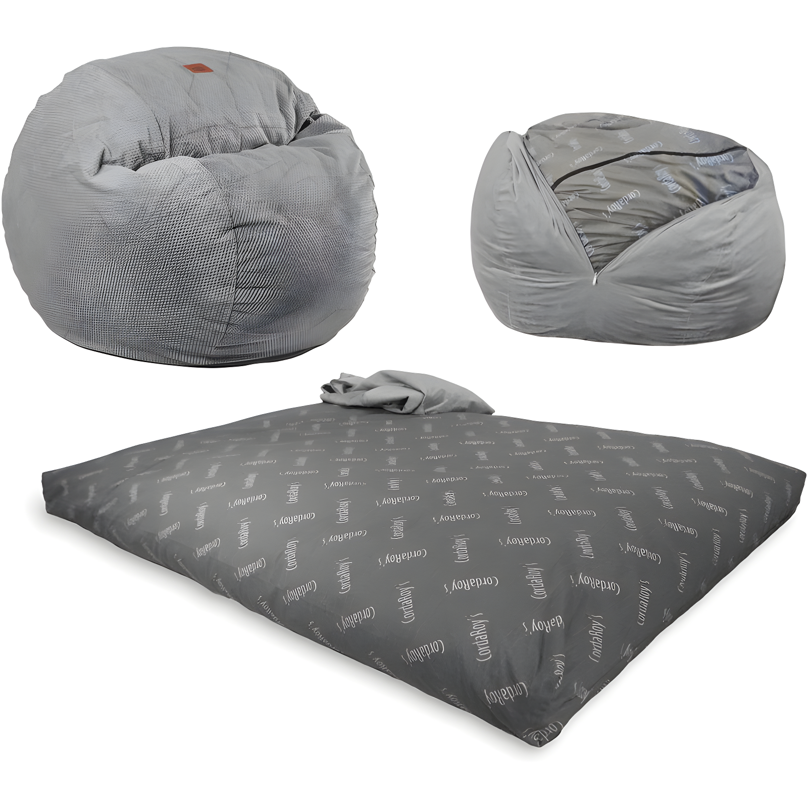 CordaRoy's CordaRoy's Chenille Convertible Bean Bag Chair