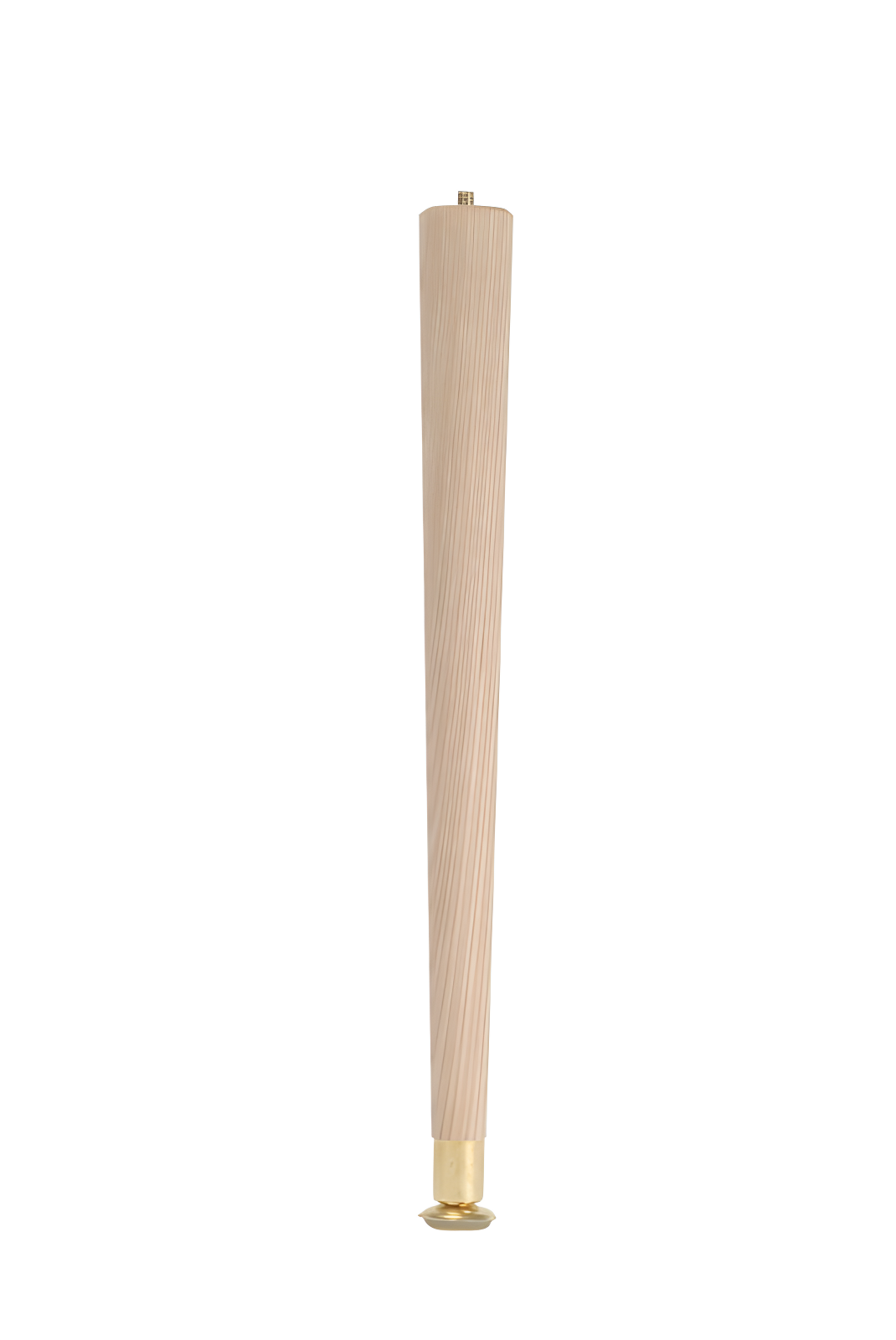Leg Tbl 7/8-1-1/2X4In Hdw Sld WADDELL MFG CO Wood Table Legs 2504 Smooth Sanded