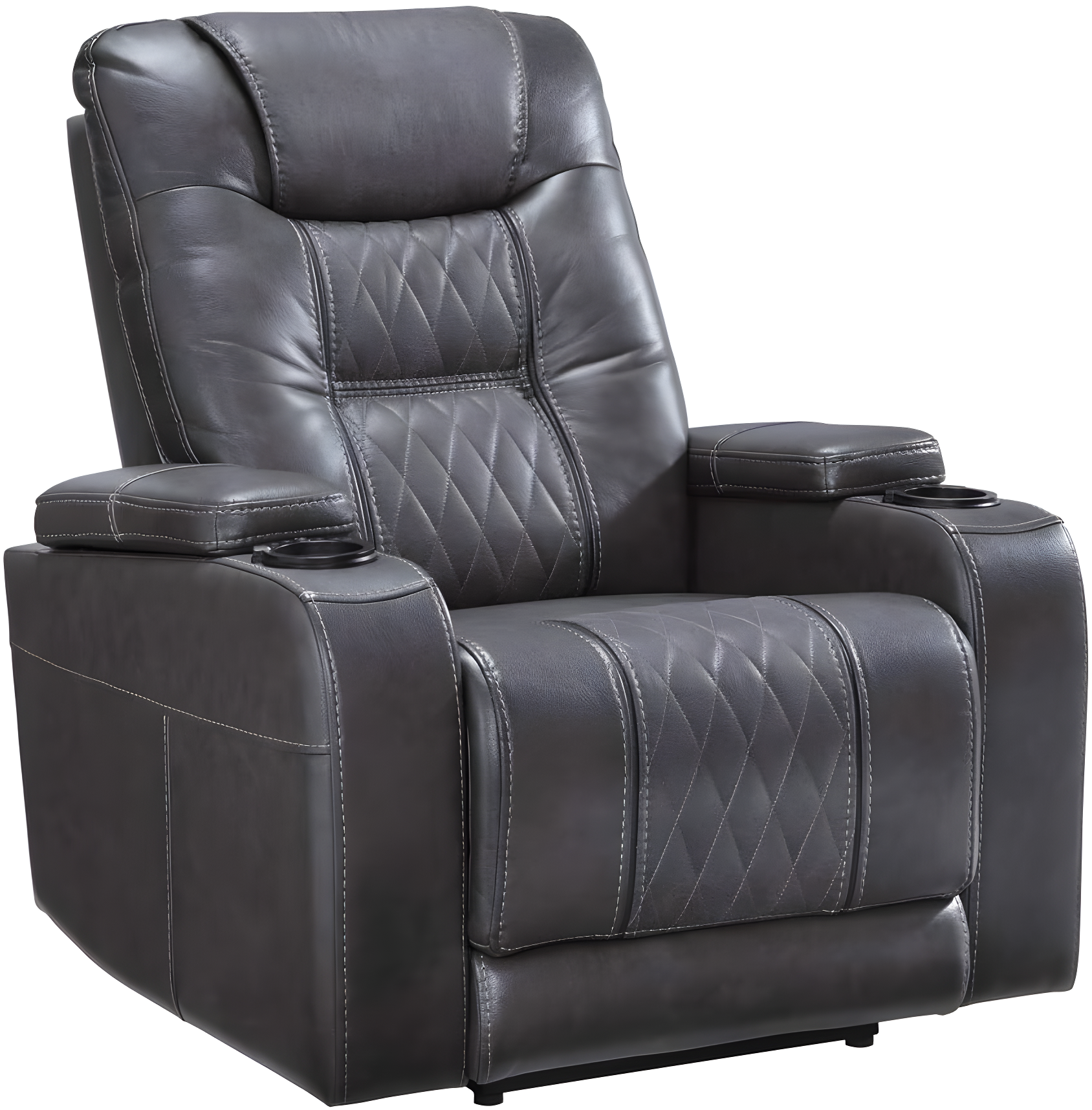 Signature Design by Ashley Composer Power Recliner in Gray