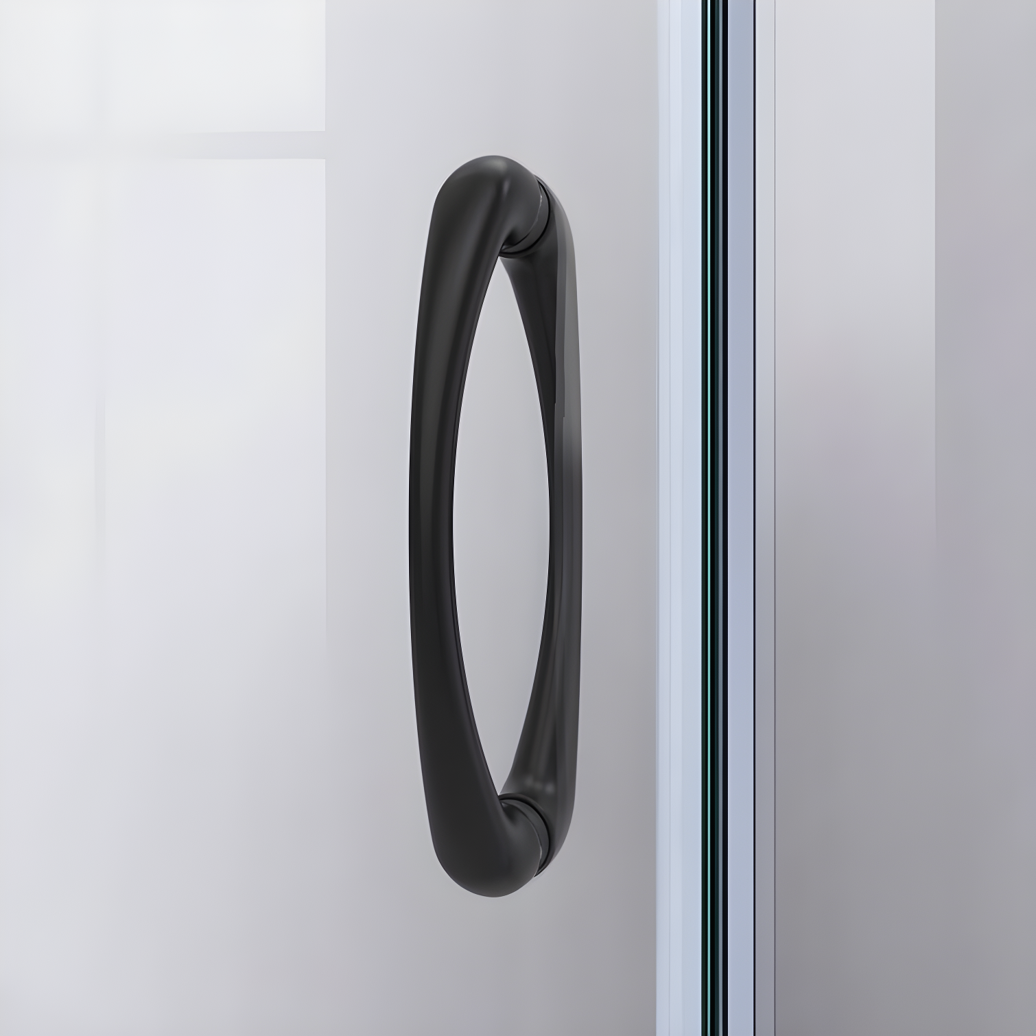 Prime 33" W x 33" D x 76.75" H Round Sliding Shower Enclosure with Base Included