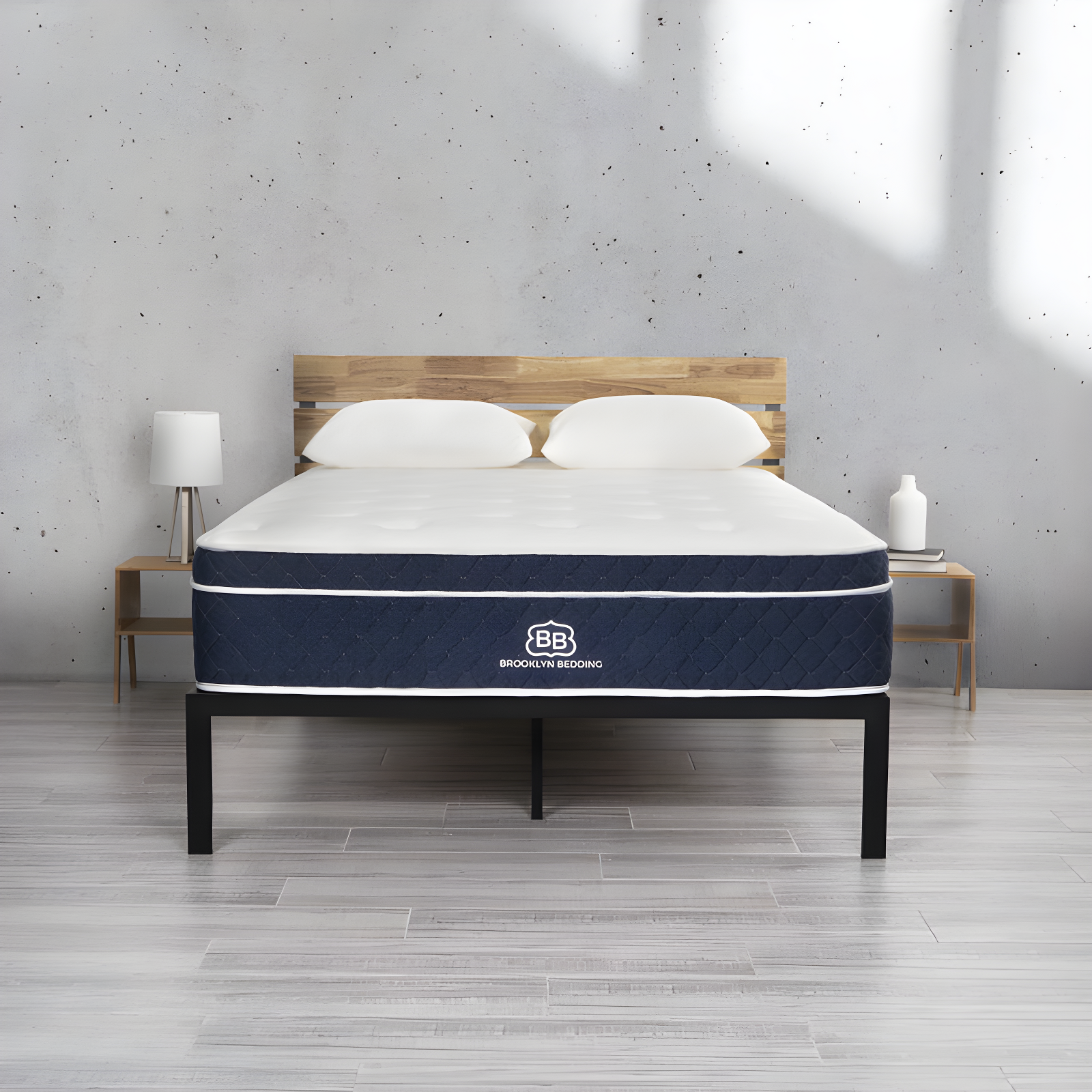 Brooklyn Bedding Brooklyn Standard 14" Plush Hybrid Mattress with Cooling Cover & Reviews | Wayfair