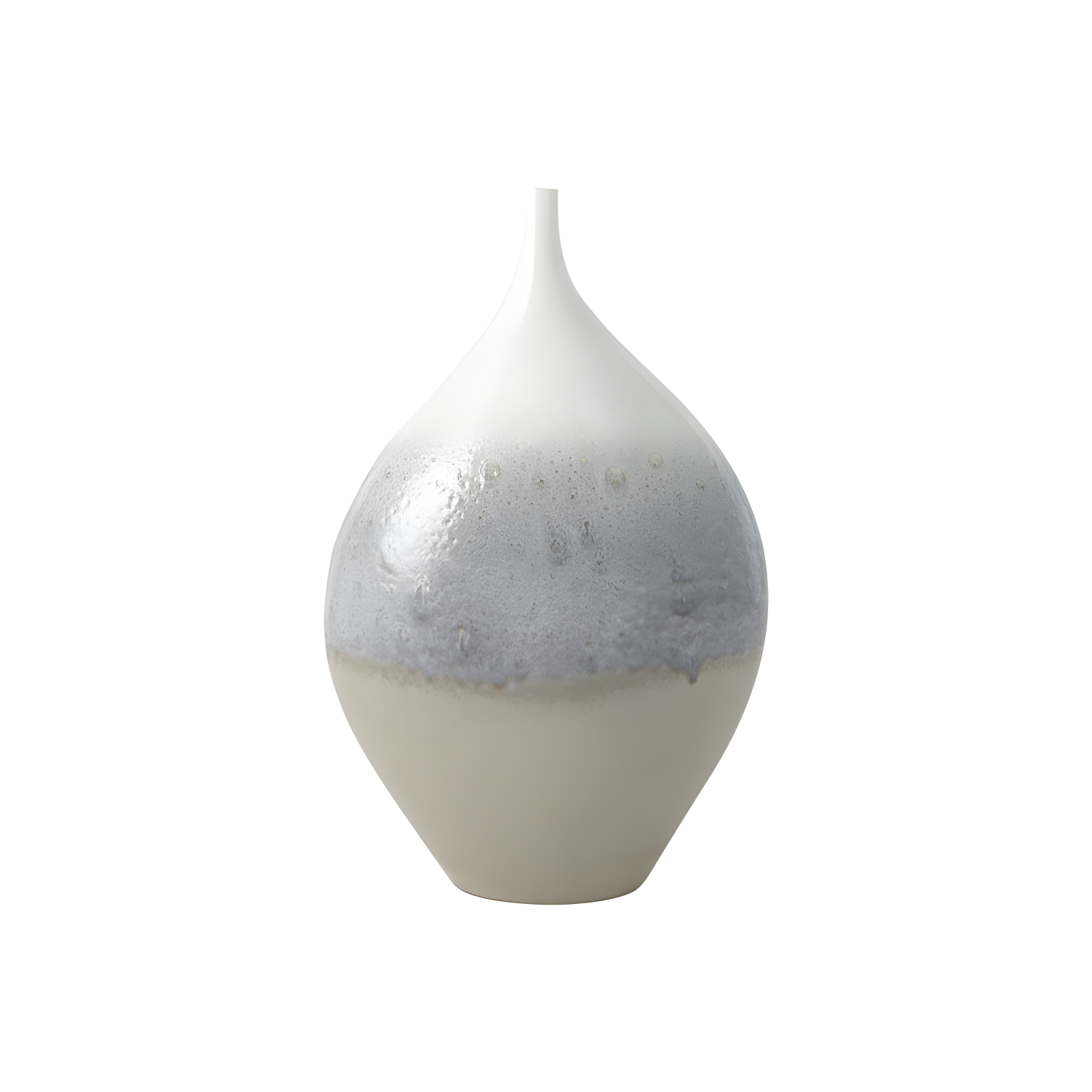 Cream Rises Vase-Wide