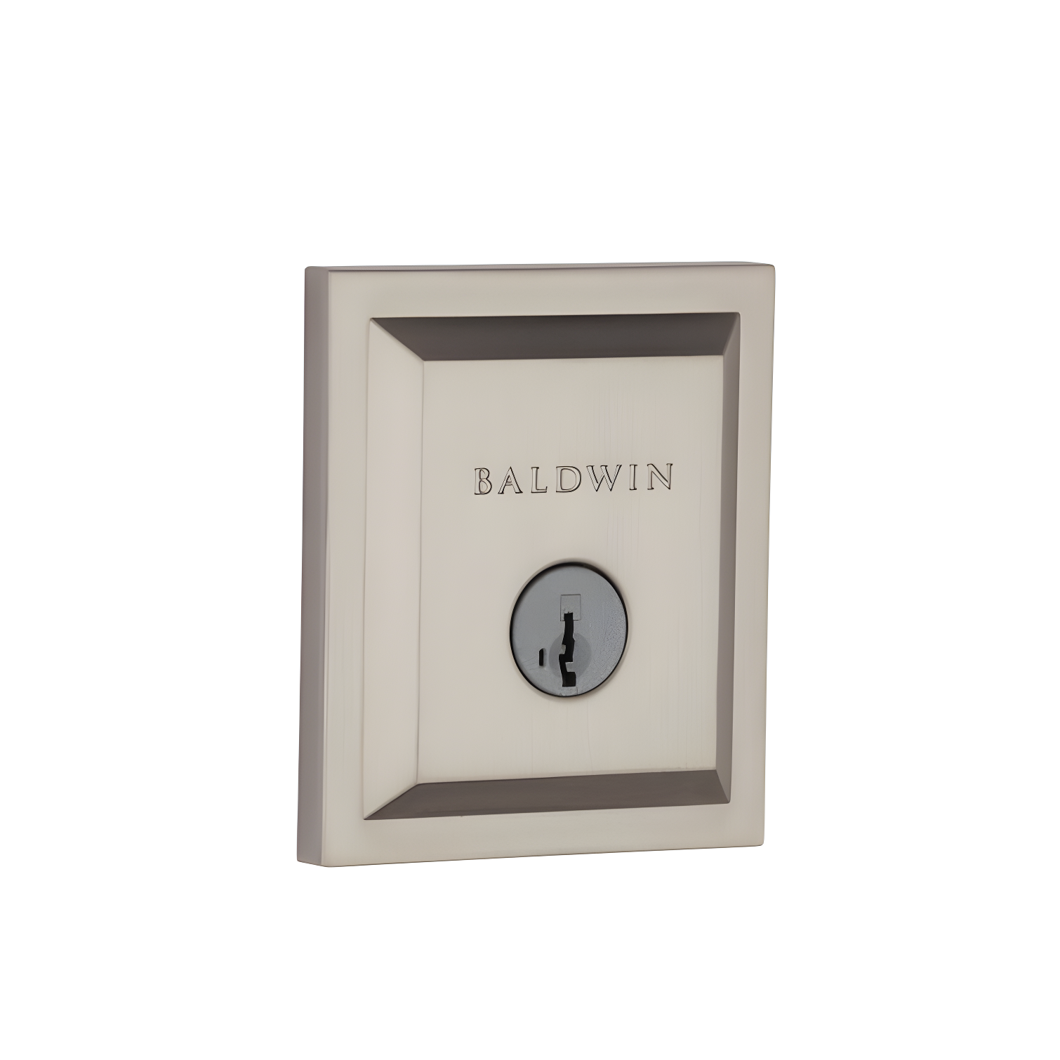 Baldwin 380SLB15SMTCPRCAL Torrey Pines 380 Rectangular Low Profile Single Cylinder Deadbolt with SmartKey
